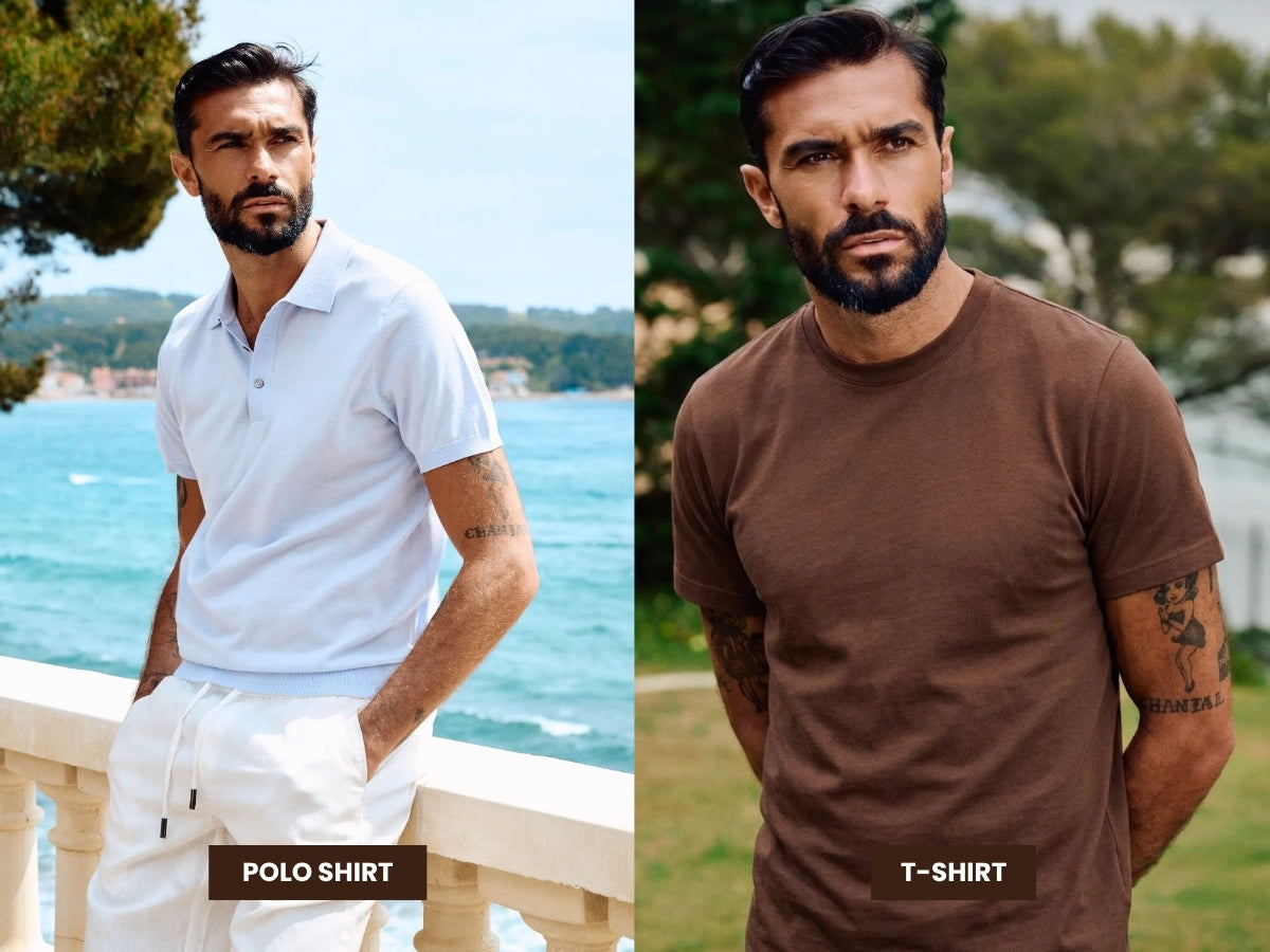 Polo Shirt vs T-Shirt: When to Wear Each