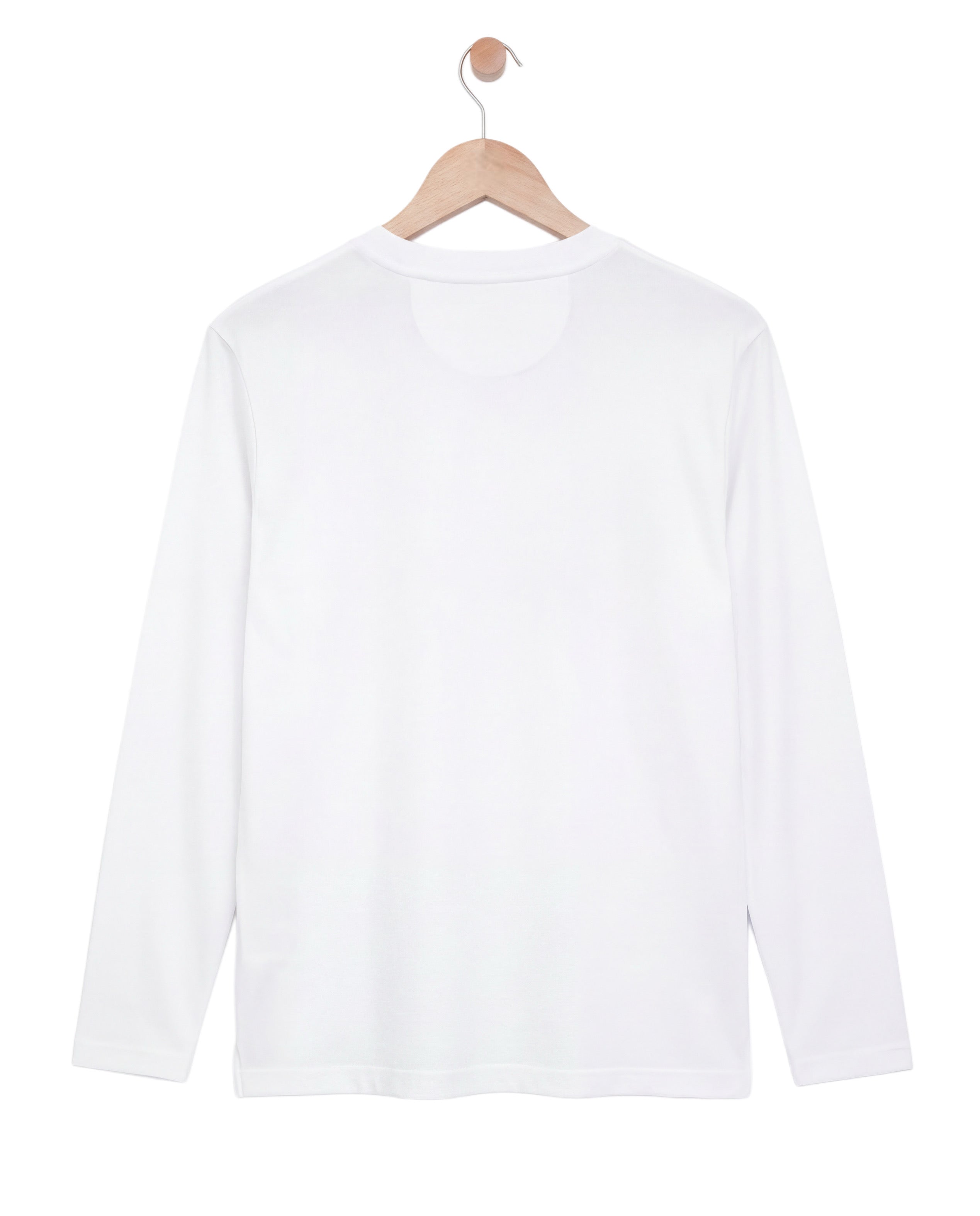 Mercerized Longsleeve White