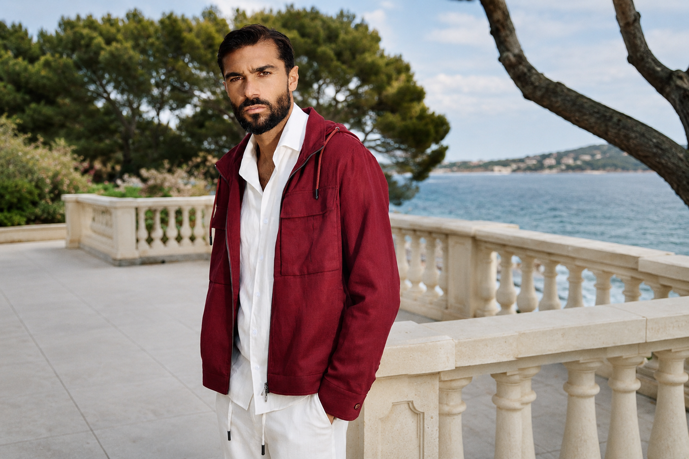 The Monaco Linen Jacket