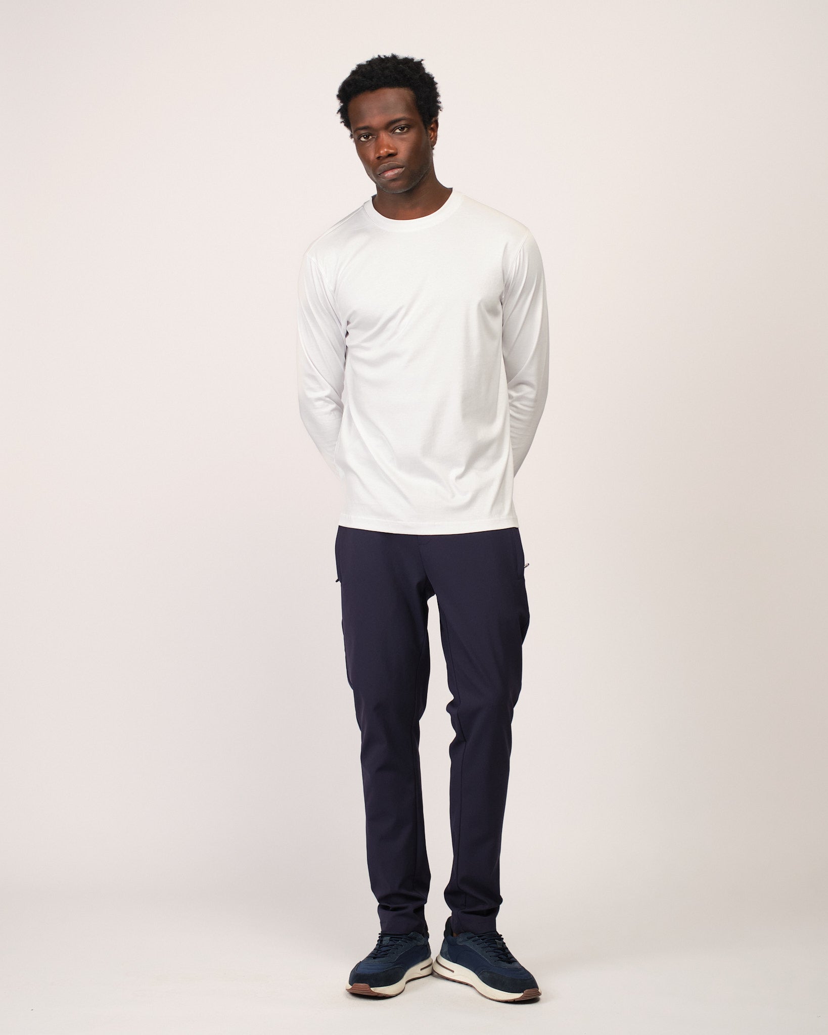 Mercerized Longsleeve White