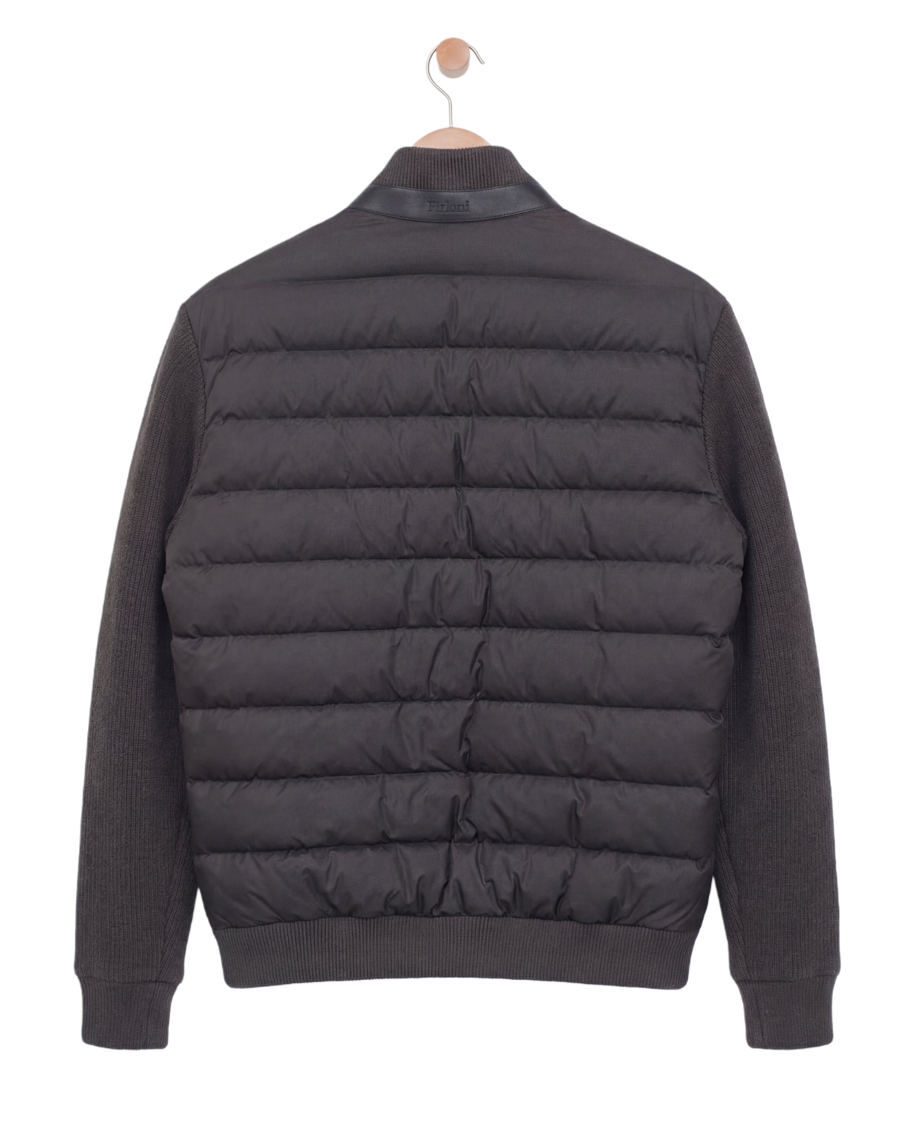 The Knit Sleeve Down Jacket Anthracite