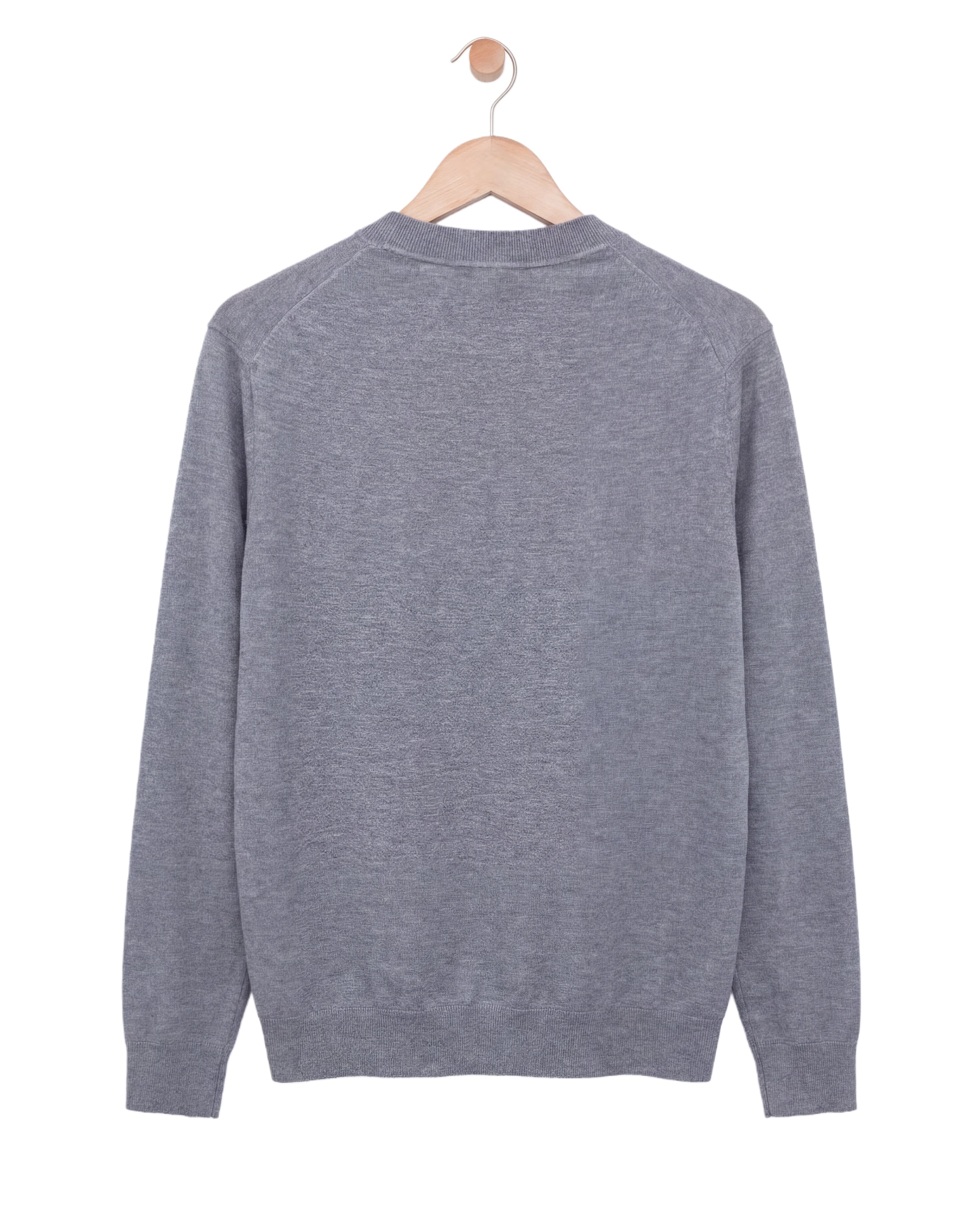 The Fine Cashmere Crewneck Grey