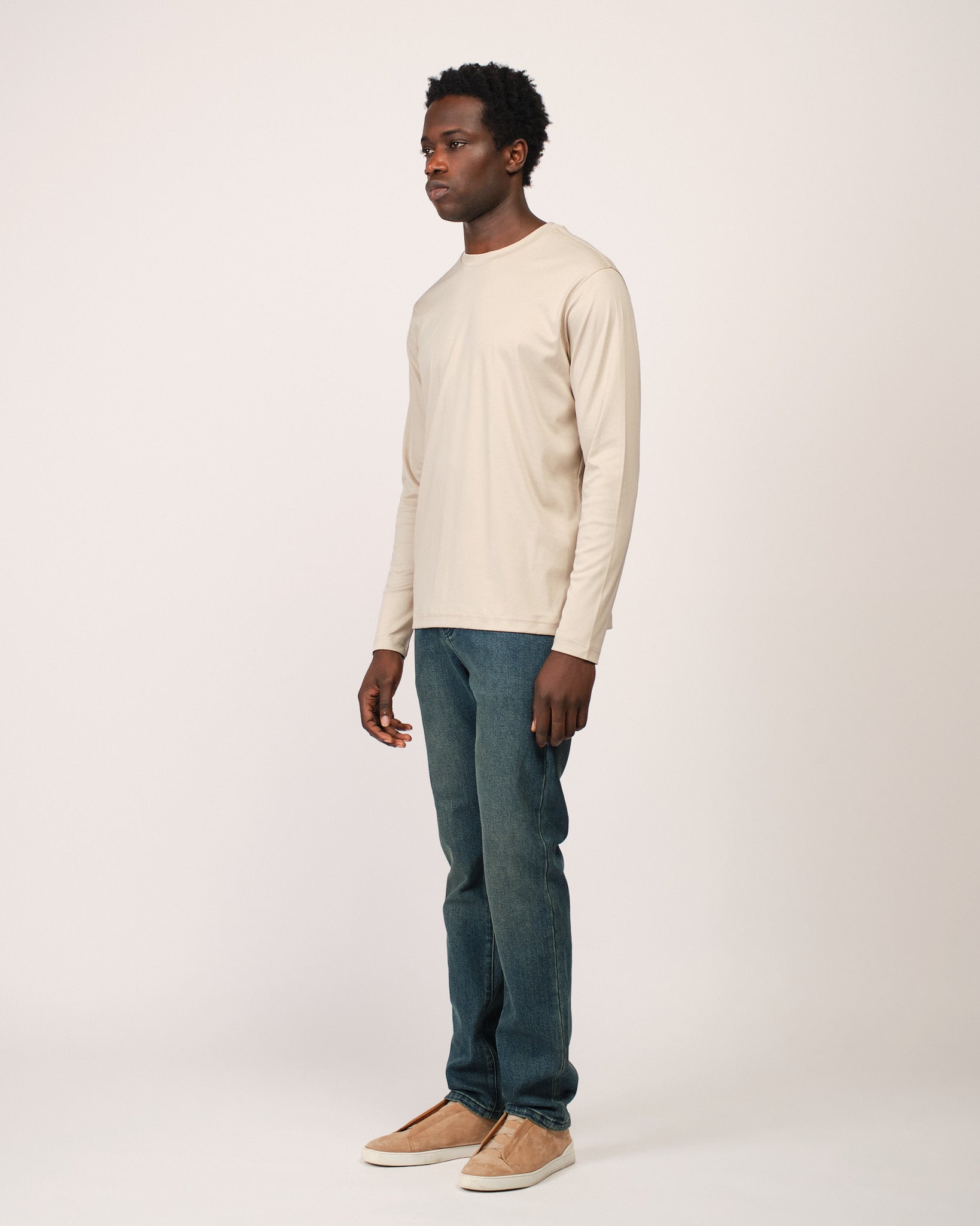 Mercerized Longsleeve Cream