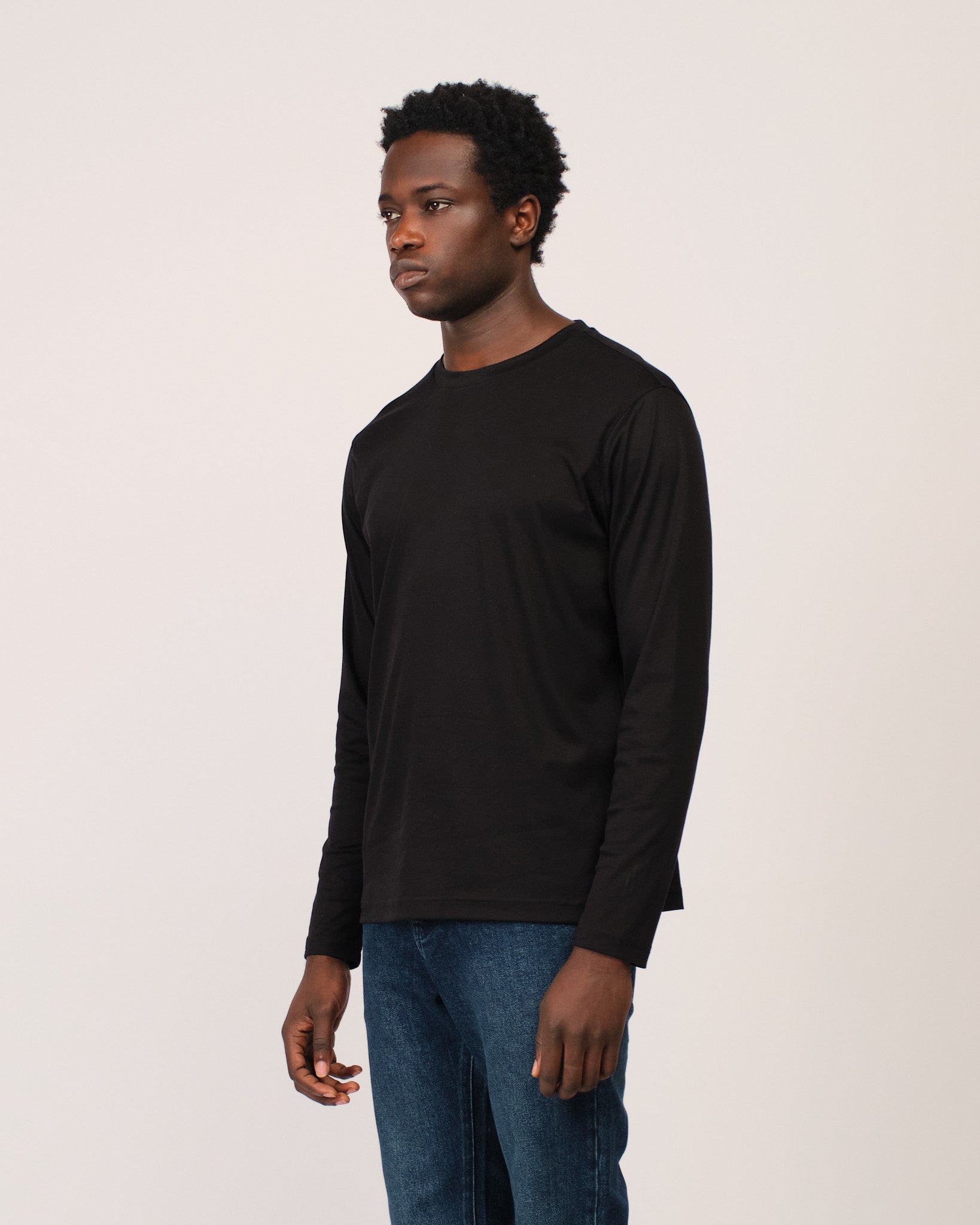Mercerized Longsleeve Black