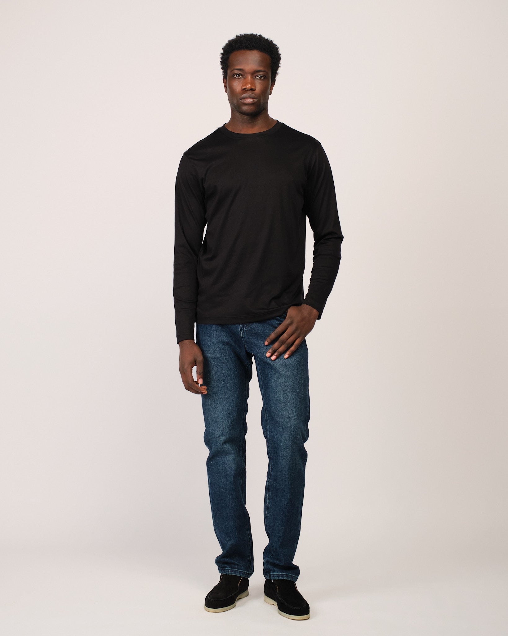 Mercerized Longsleeve Black