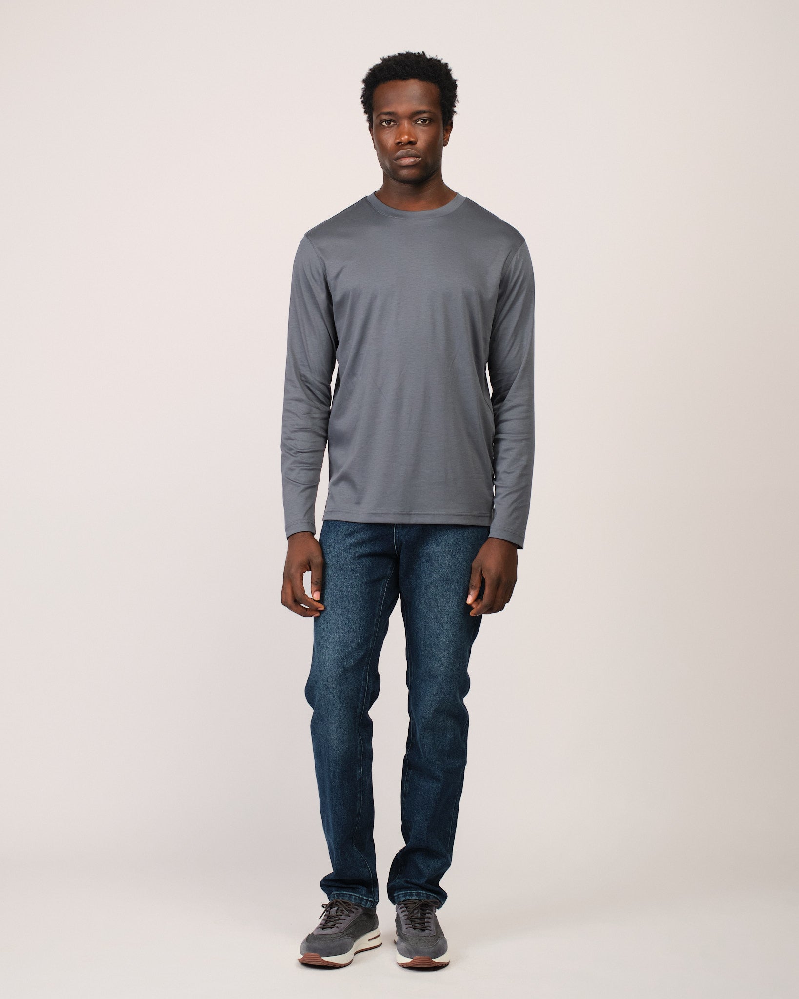Mercerized Longsleeve Grey