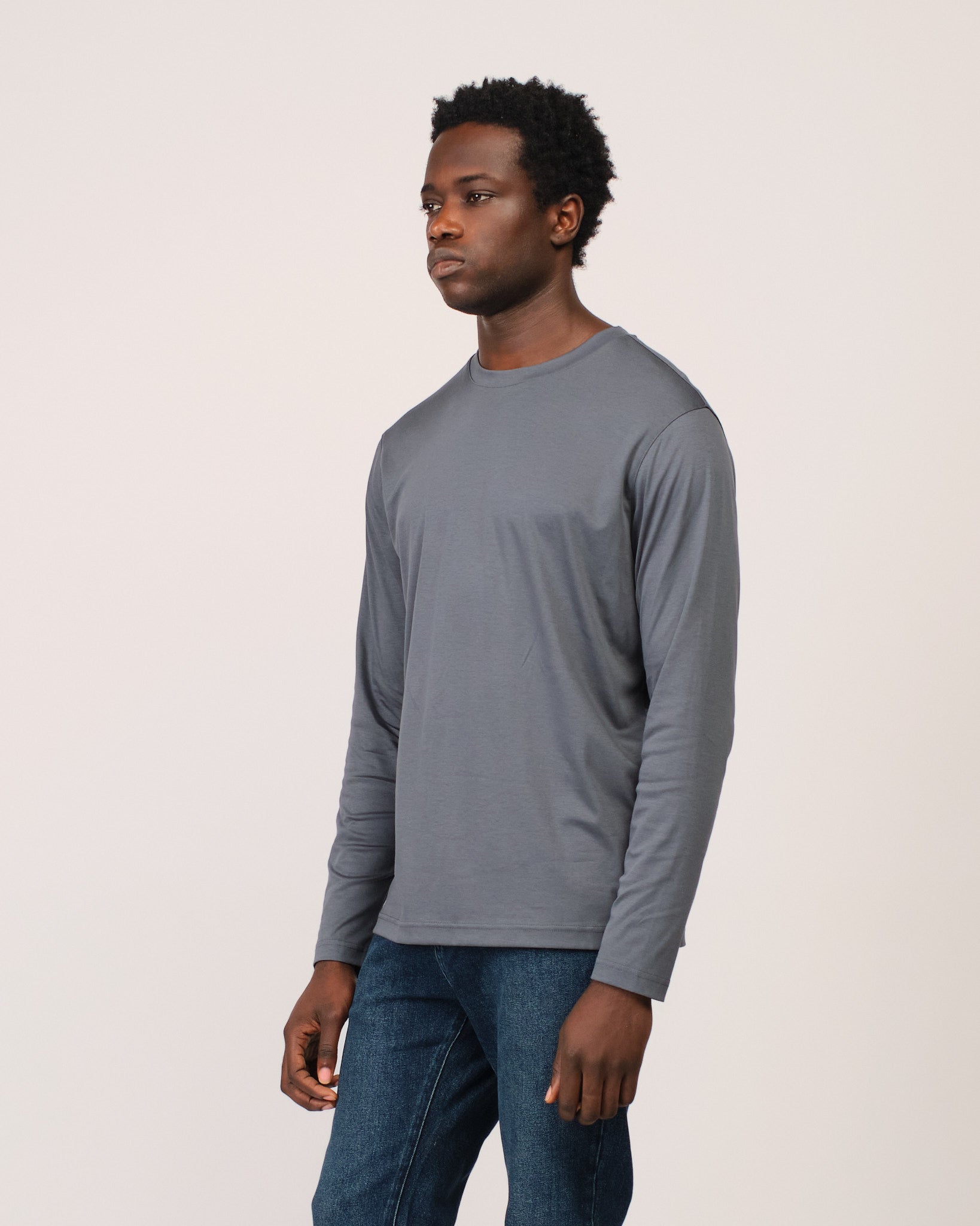 Mercerized Longsleeve Grey