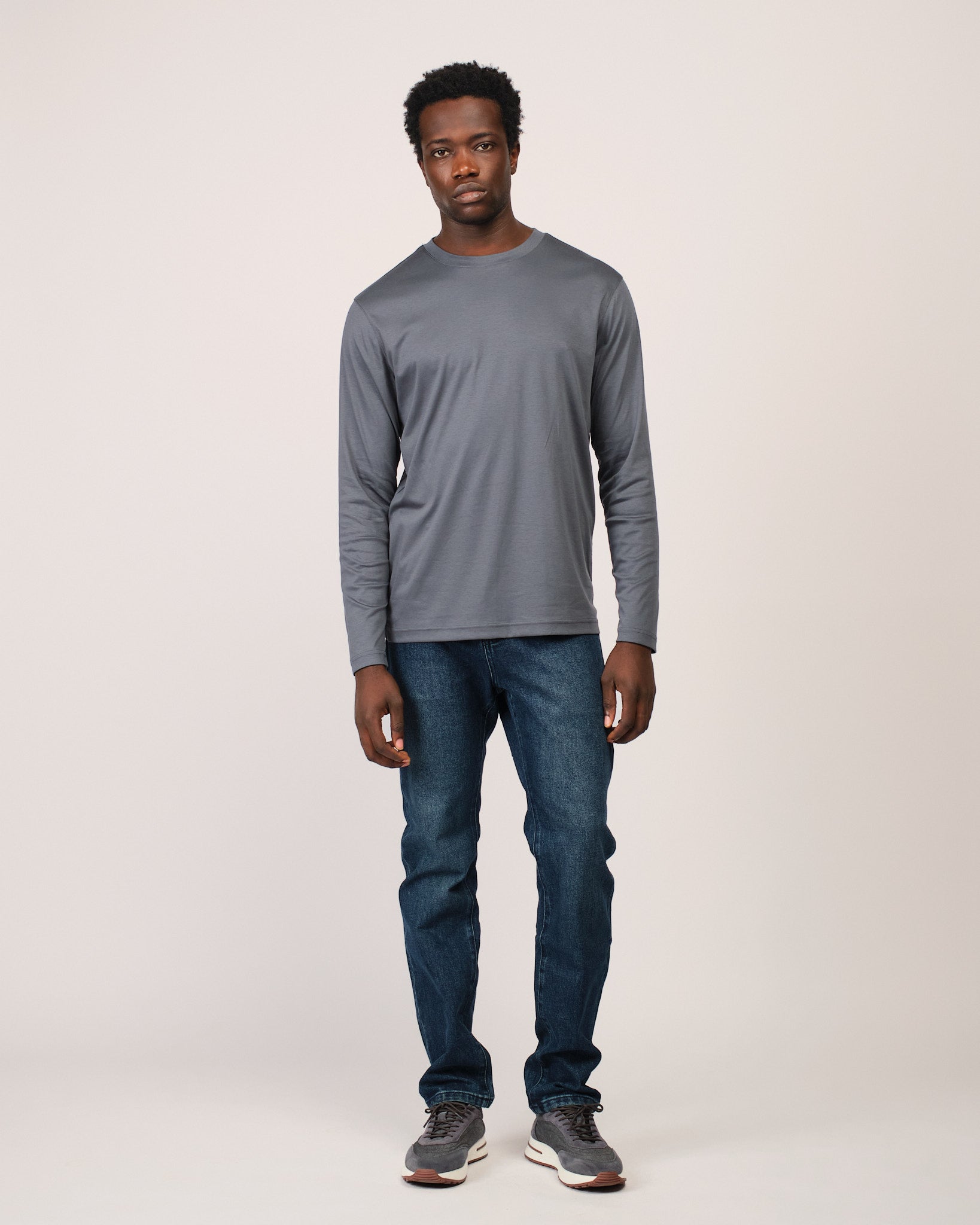 Mercerized Longsleeve Grey