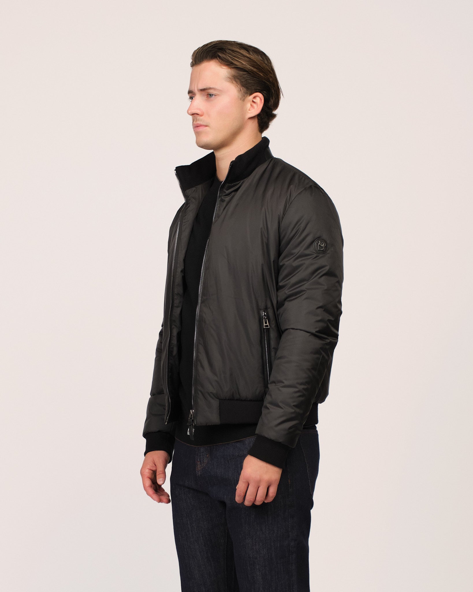 The Classic Bomber Jacket Black