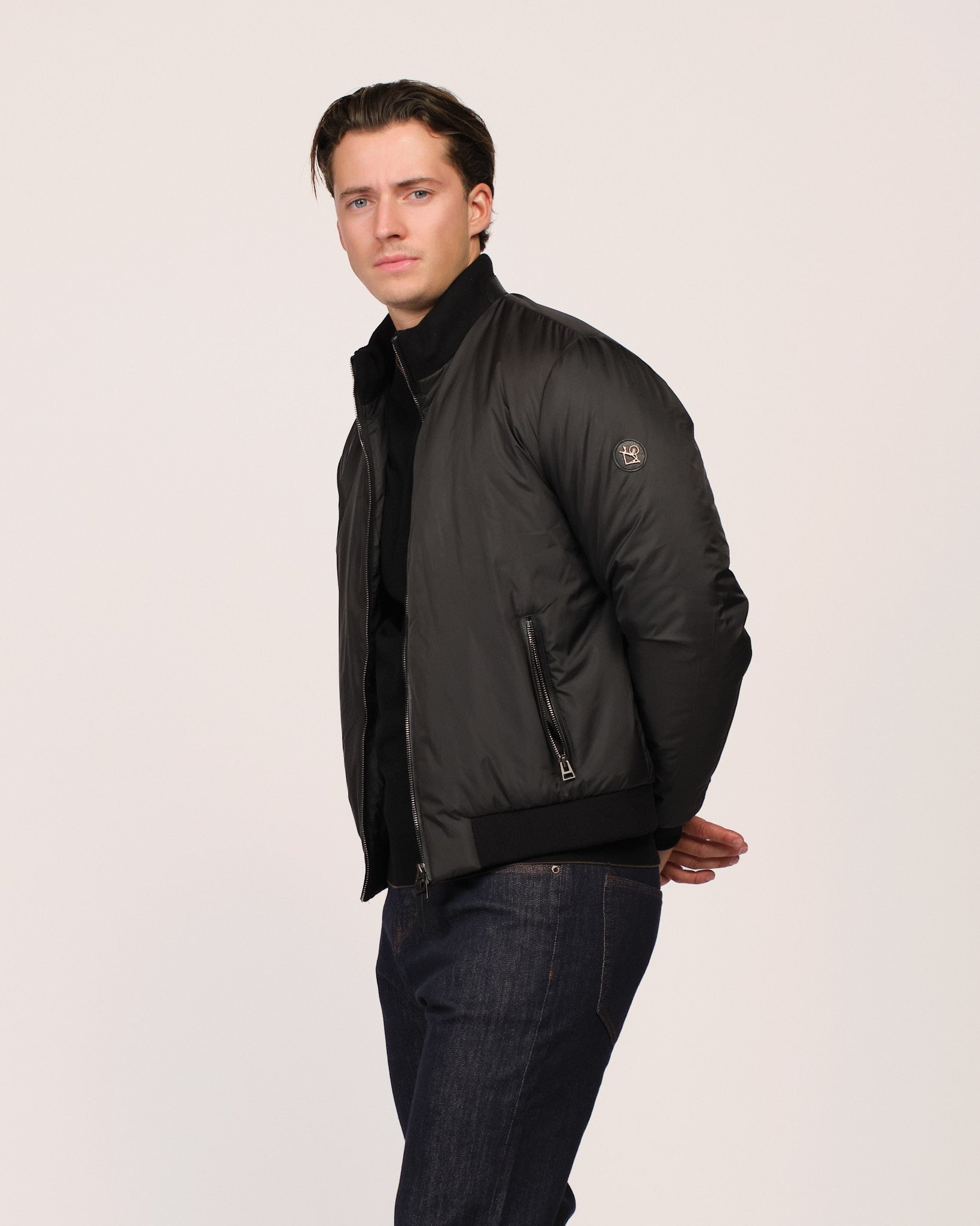 The Classic Bomber Jacket Black