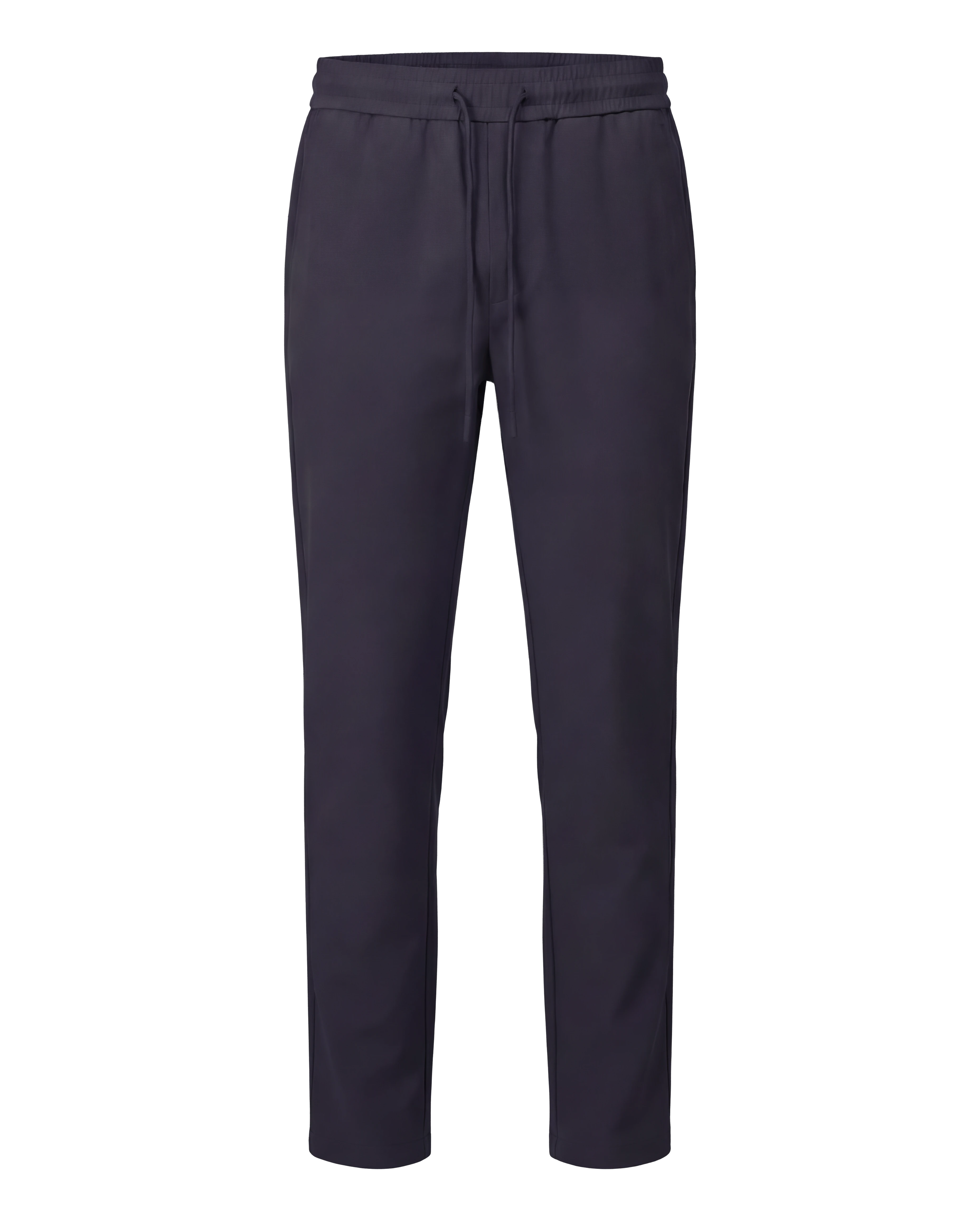 Dark gray pants on a white background
