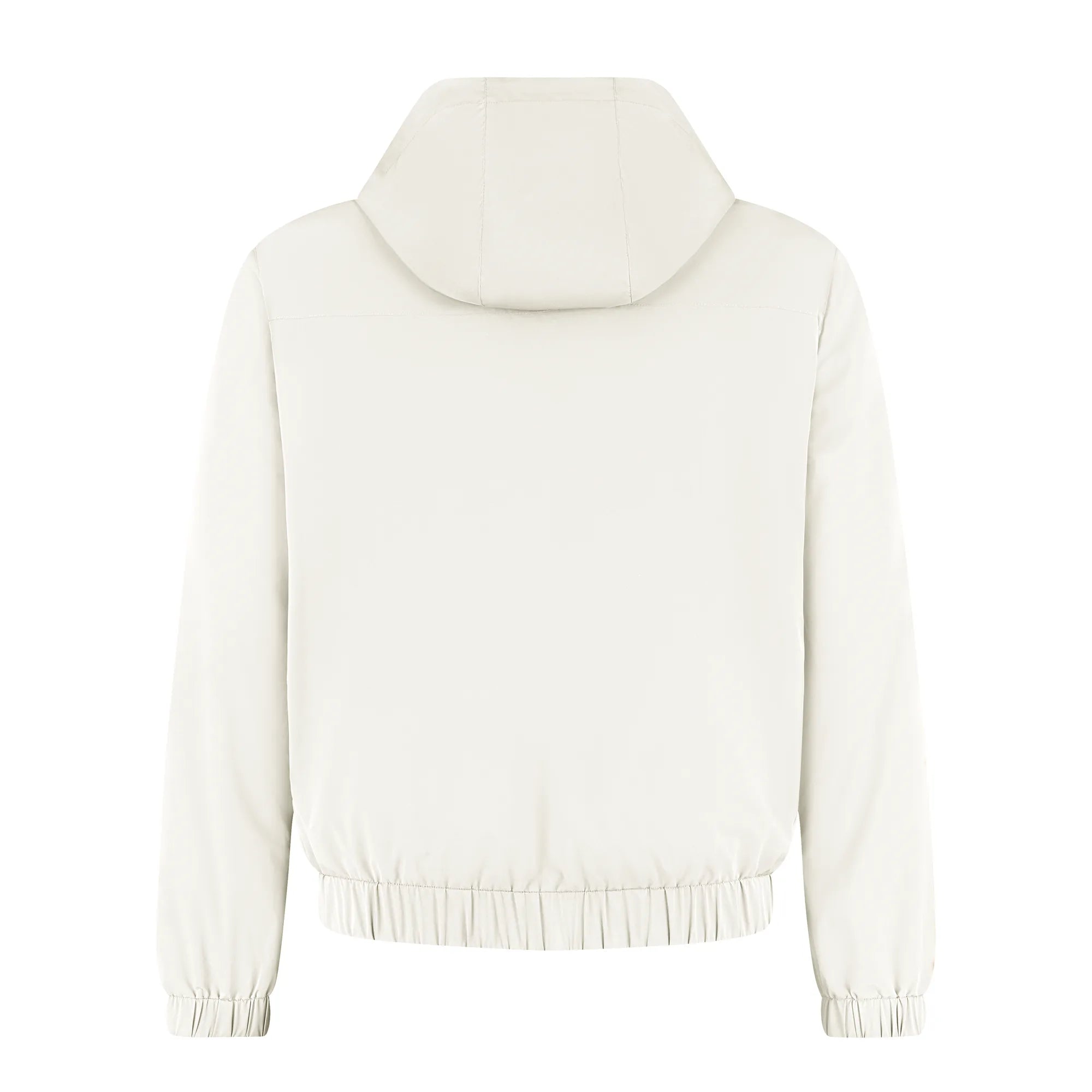 White hoodie on a white background
