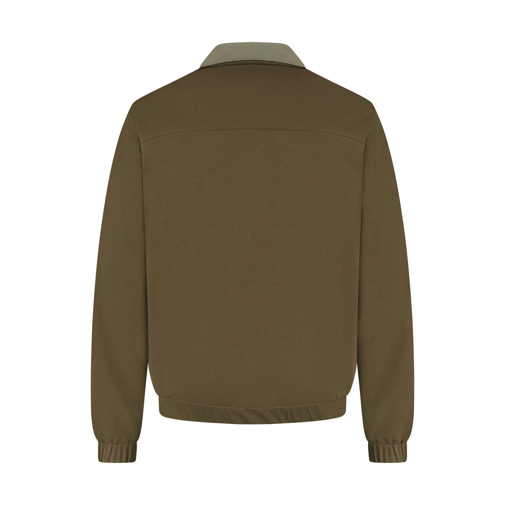 Brown jacket on a white background