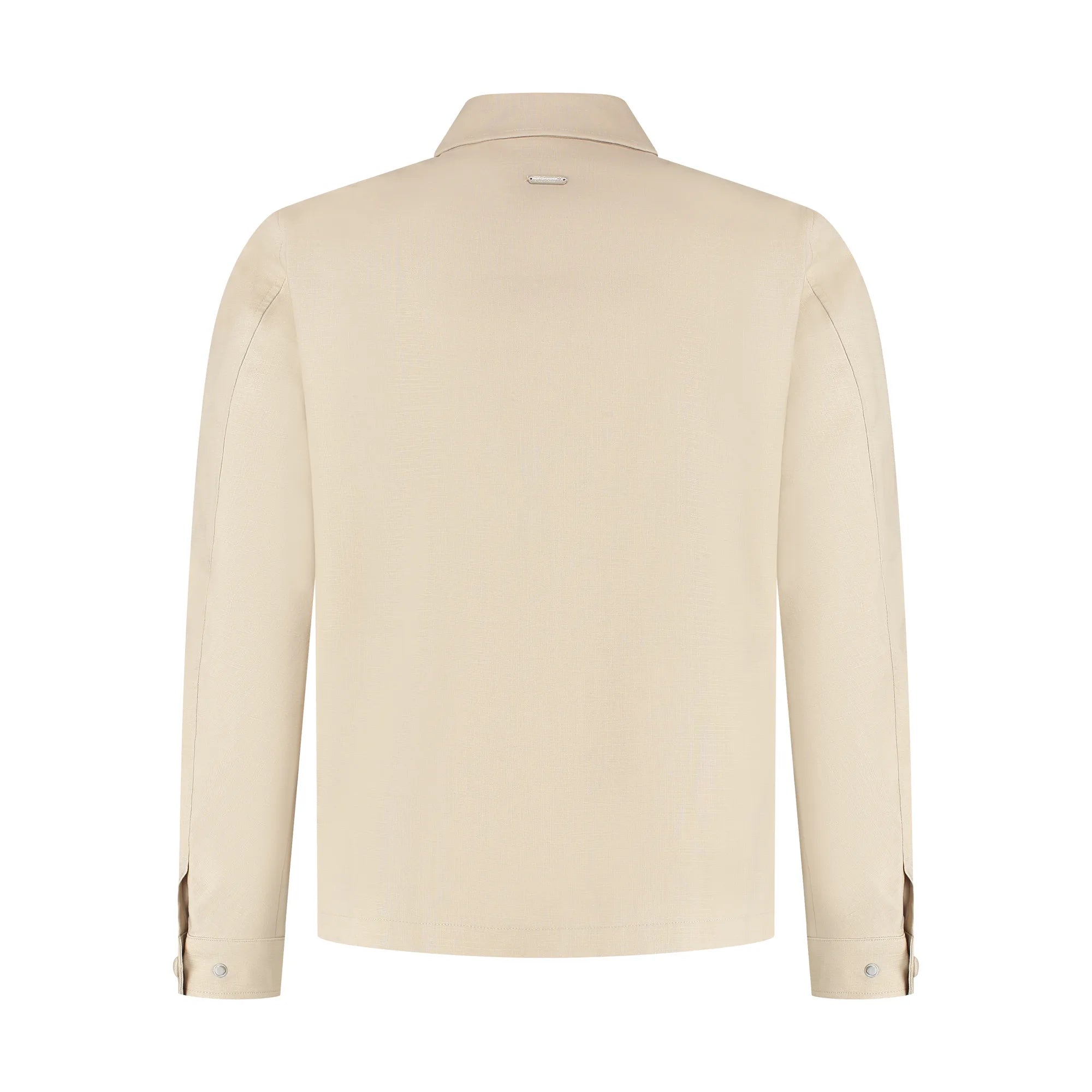 Beige shirt on a white background