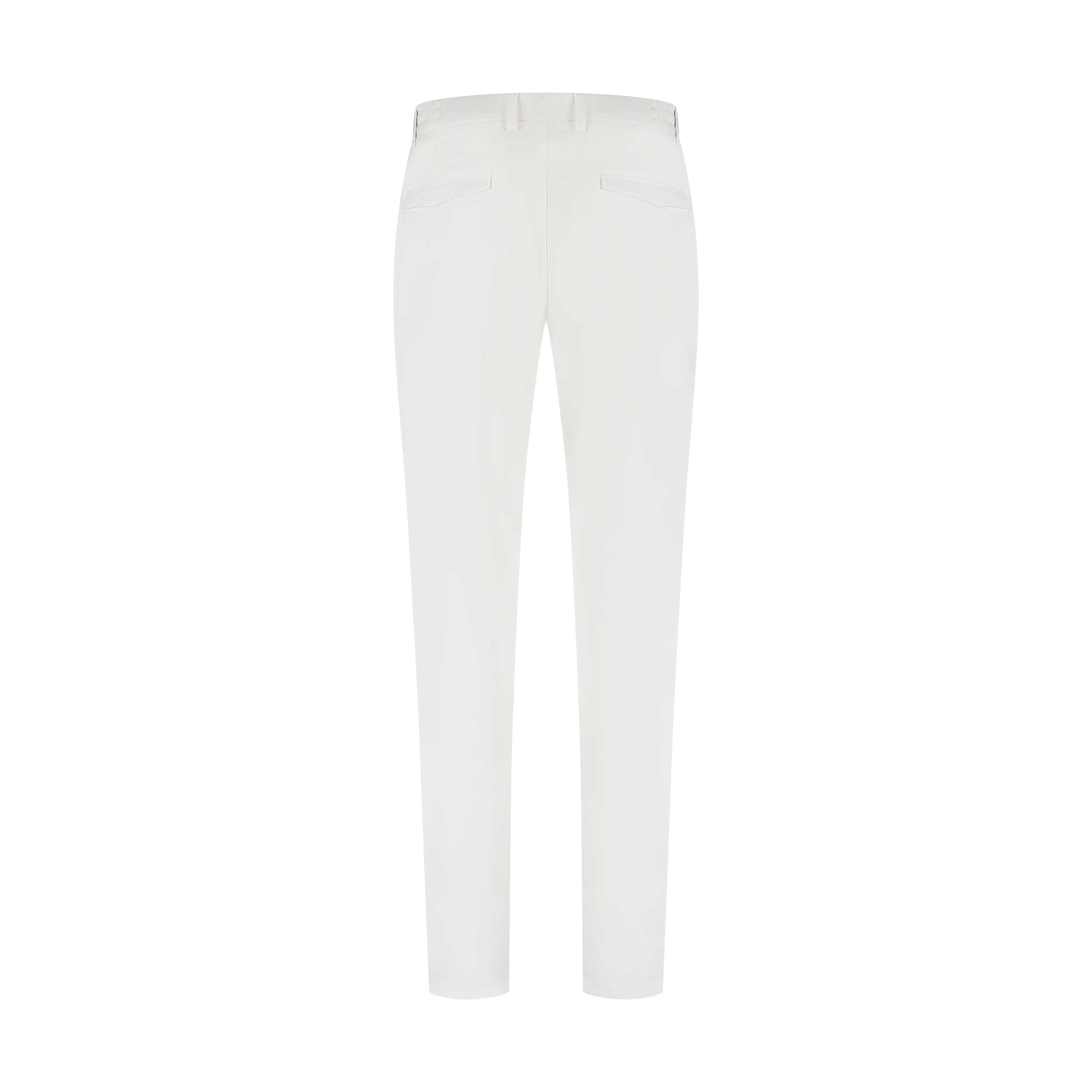 White pants on a white background