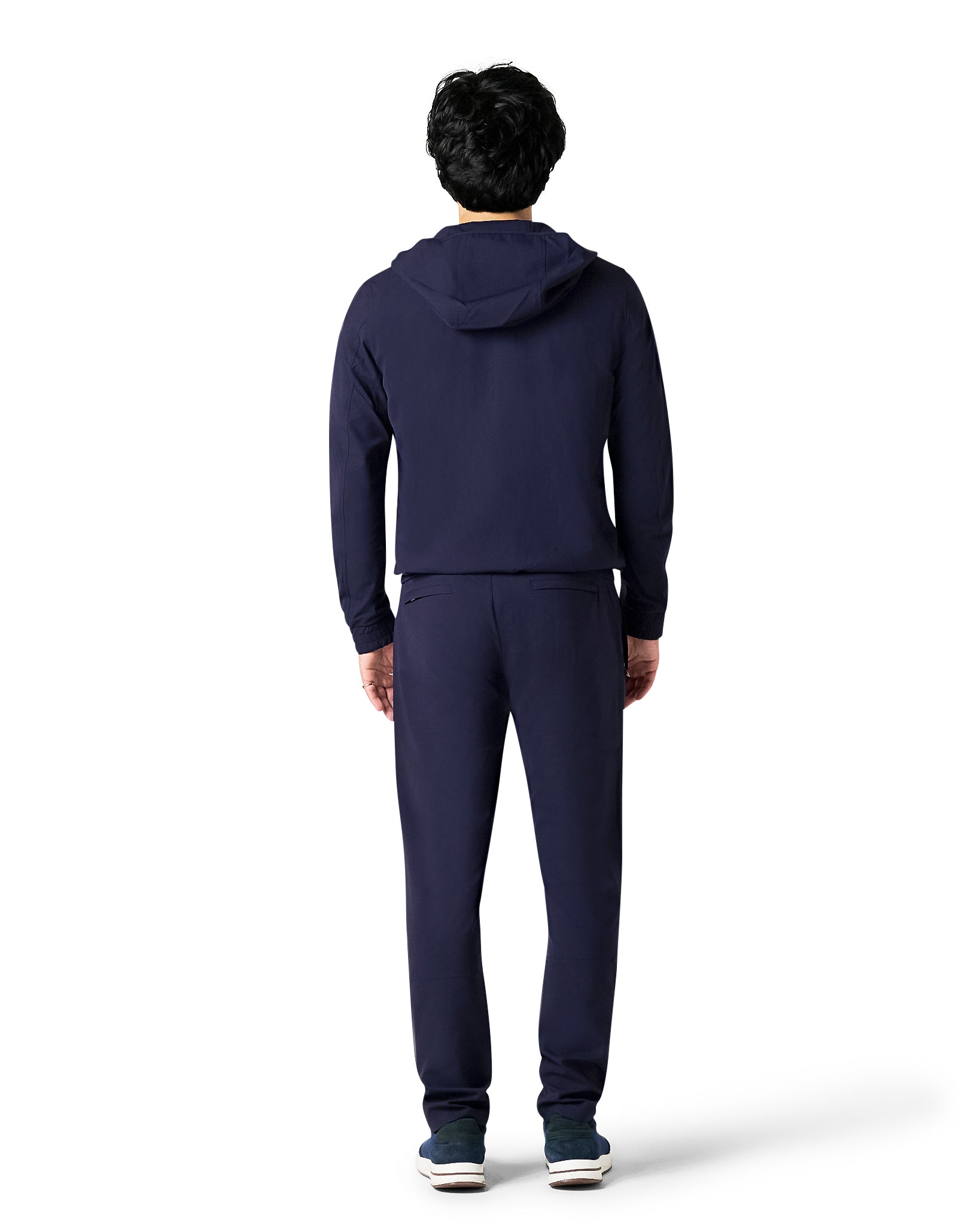 Technisch pak met capuchon, marineblauw