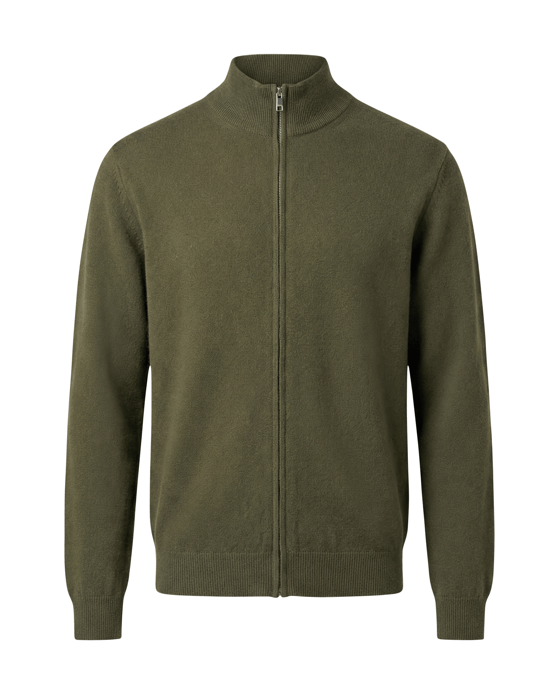 Merino Cardigan Groen