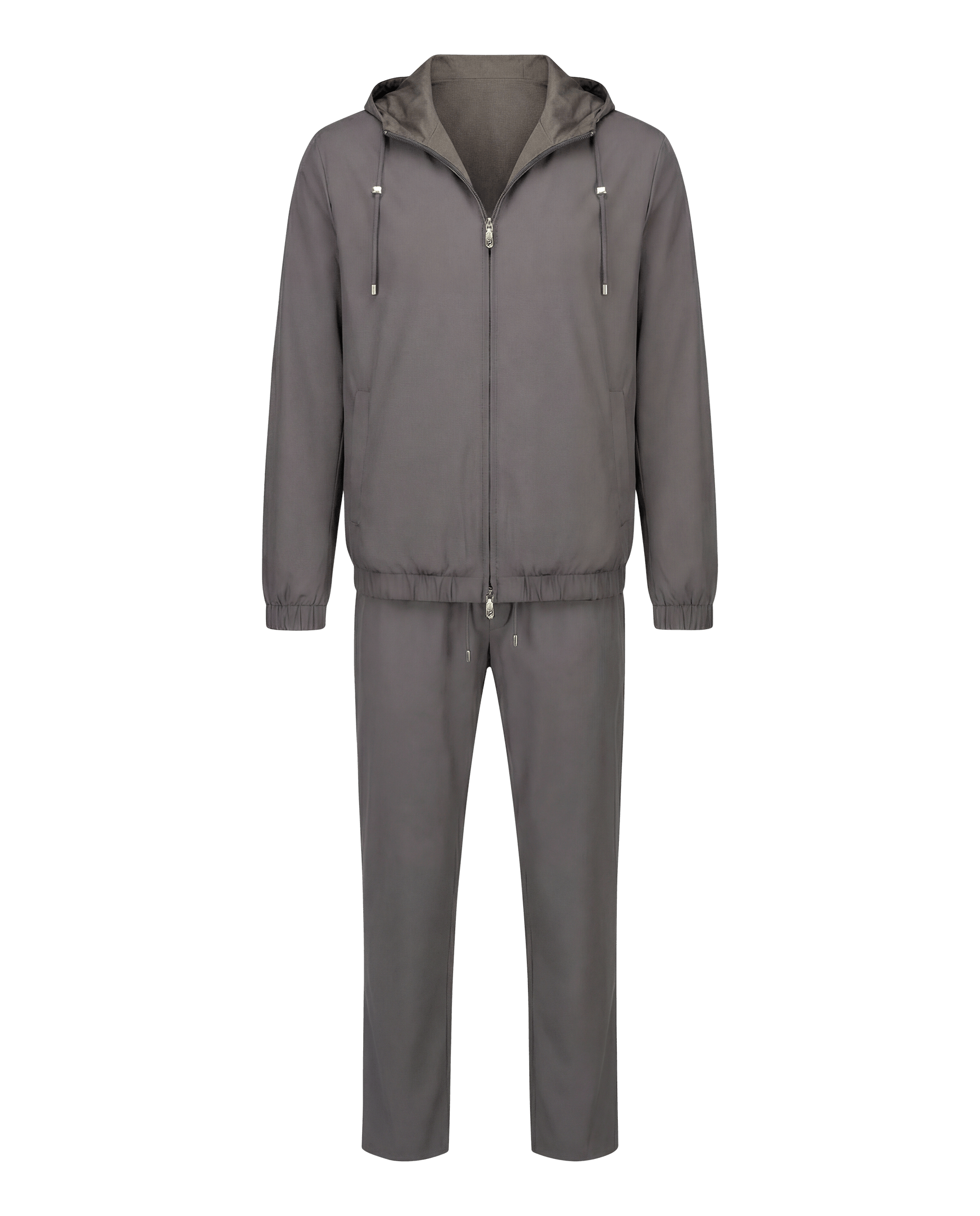 Gray tracksuit on a transparent background