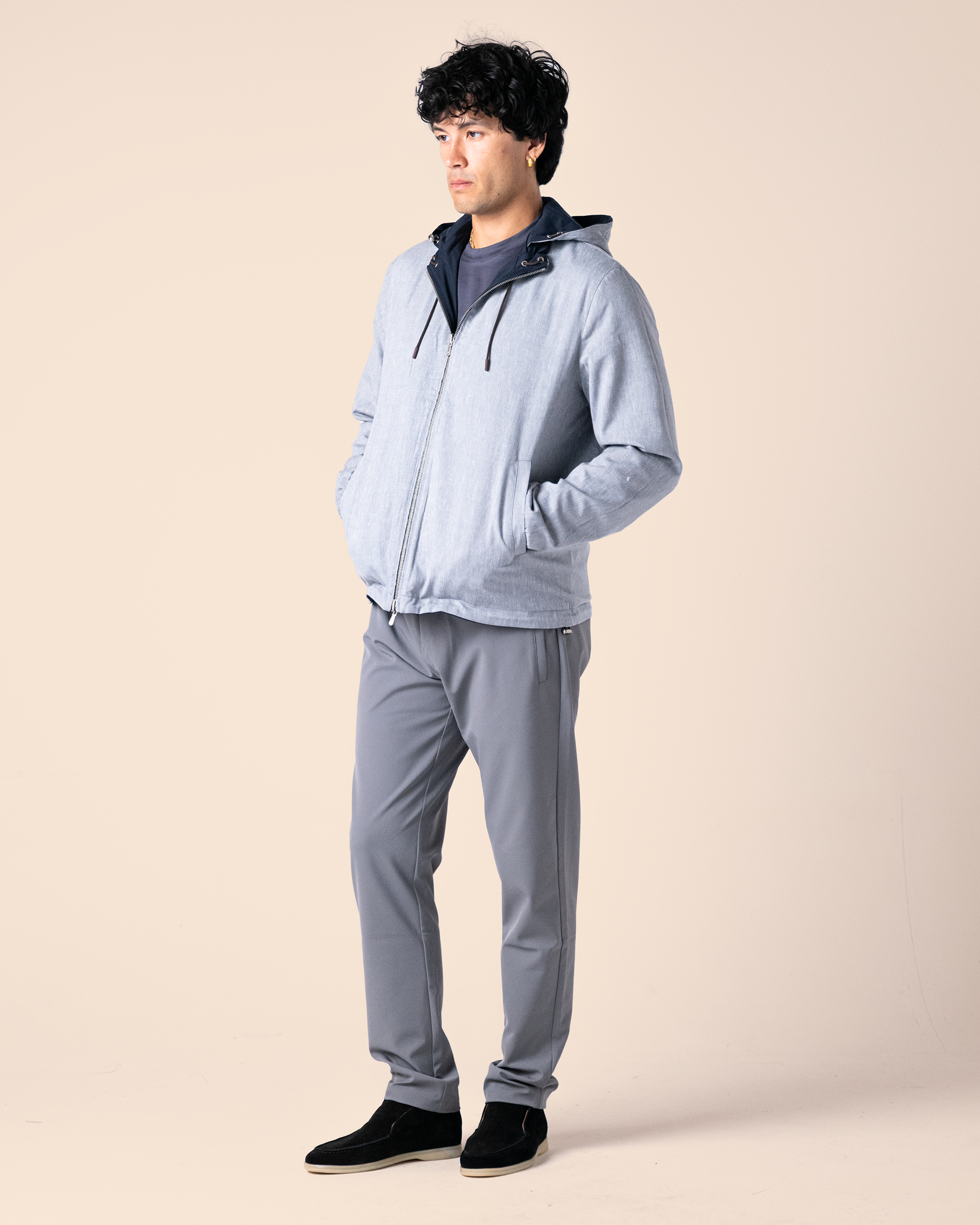 Reversible Capotto Navy