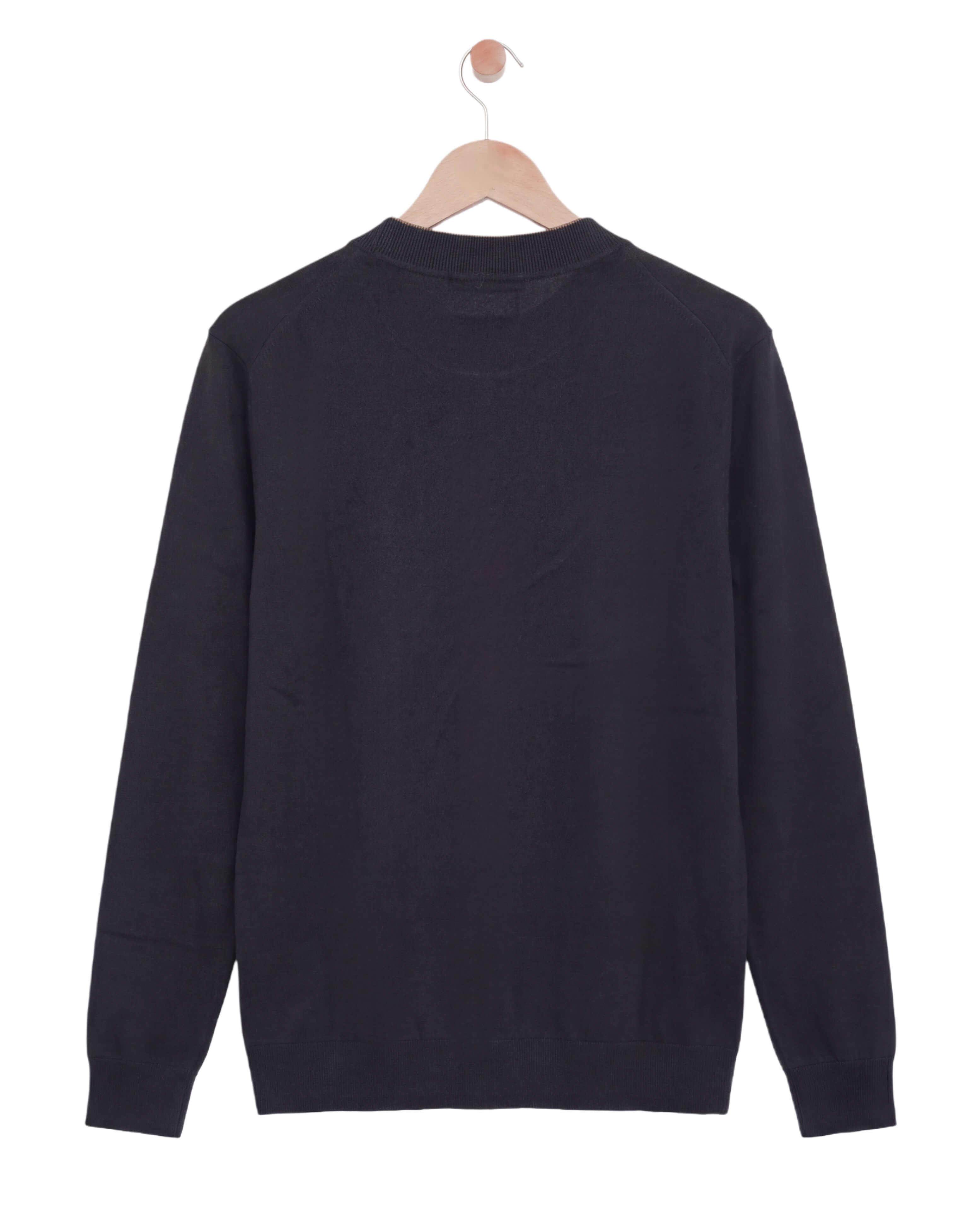The Fine Cashmere Crewneck Black