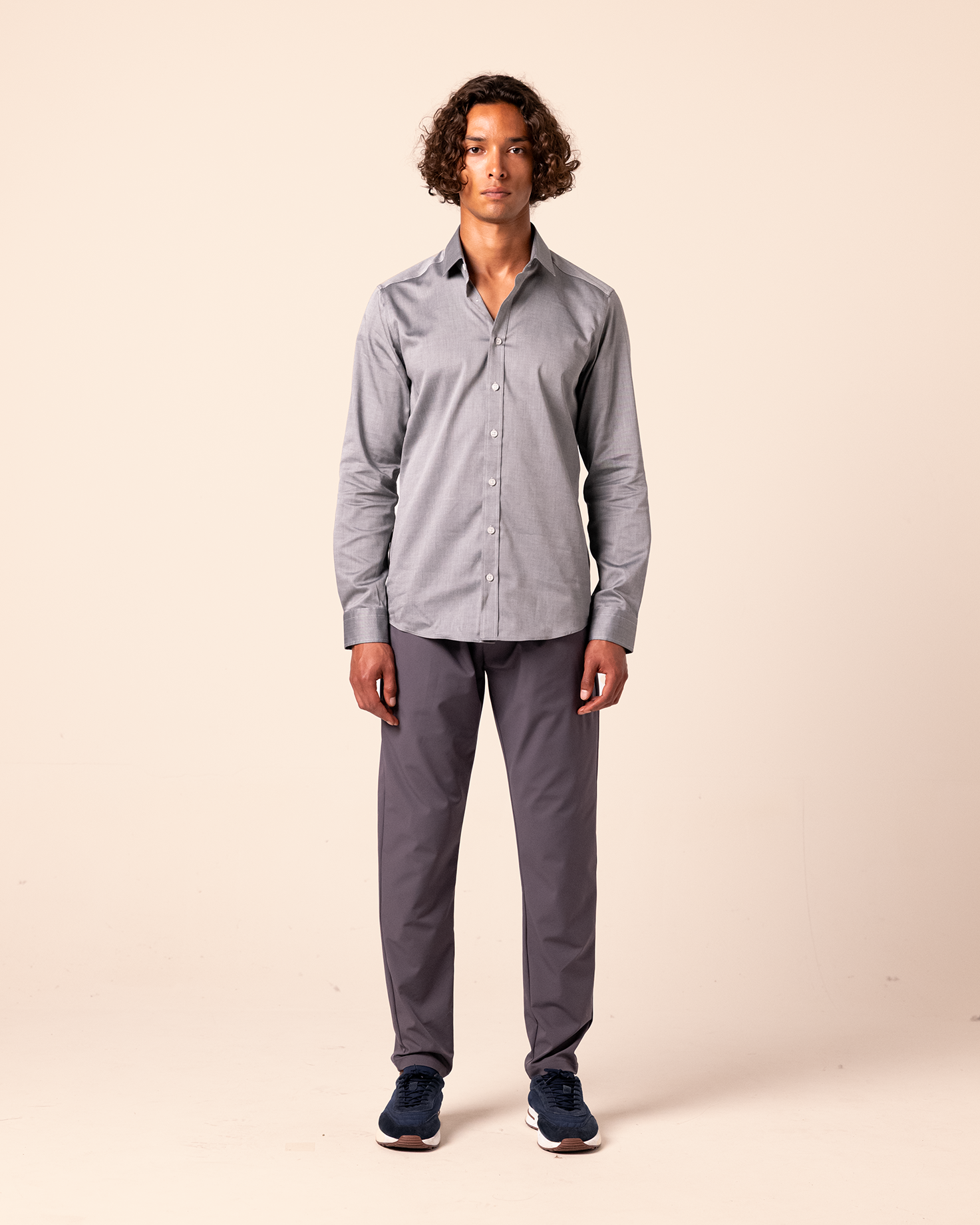 Premium Tailored Shirt Grey