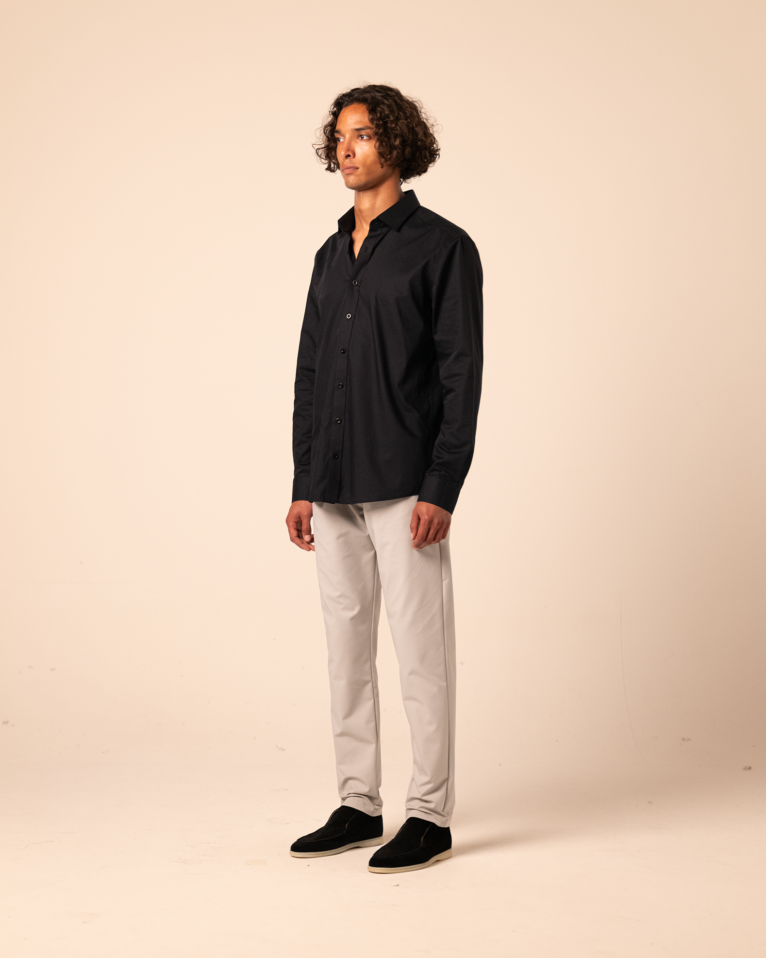 Premium Tailored Shirt Black