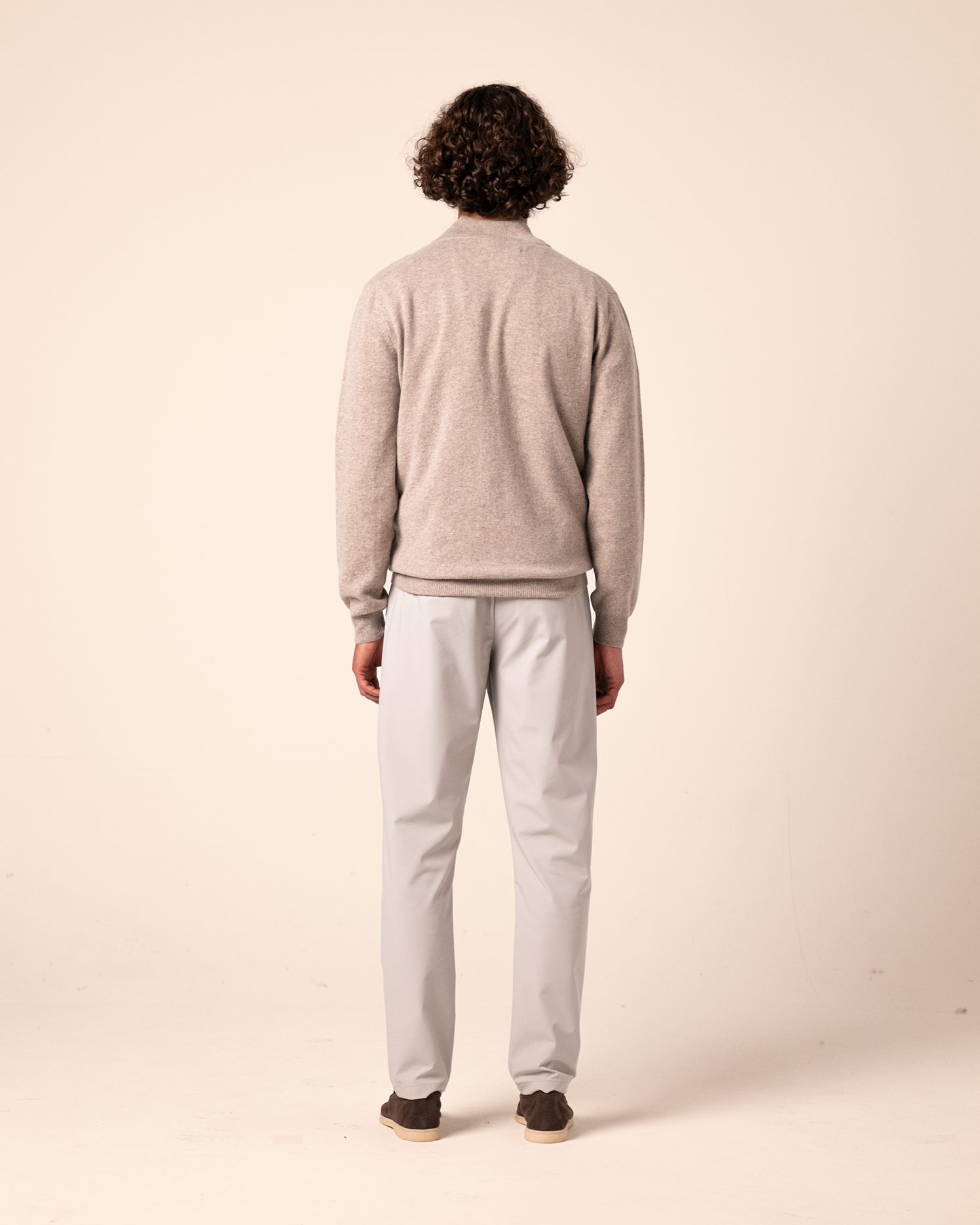 Merino Cardigan Beige