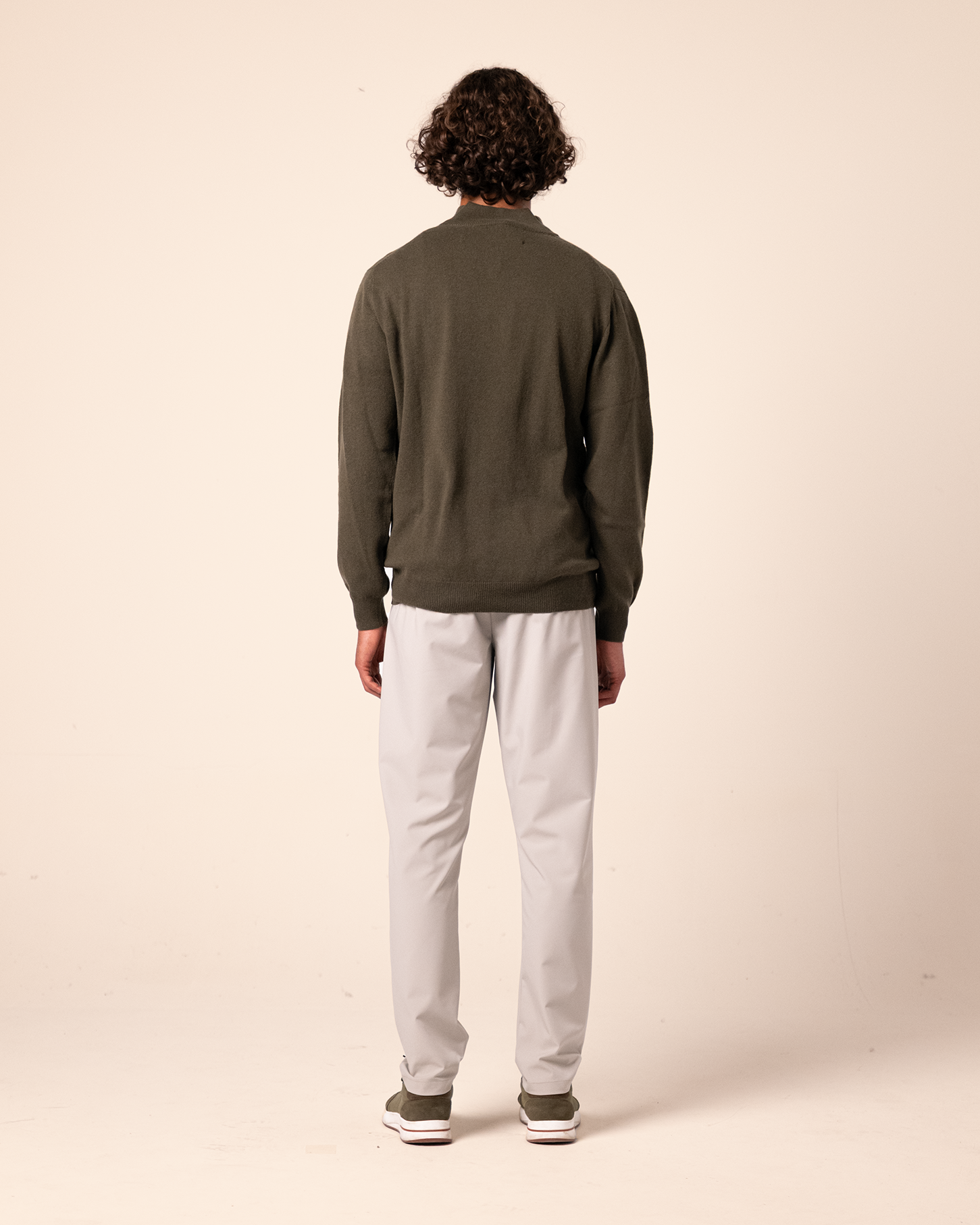 Halfzip Merino Green