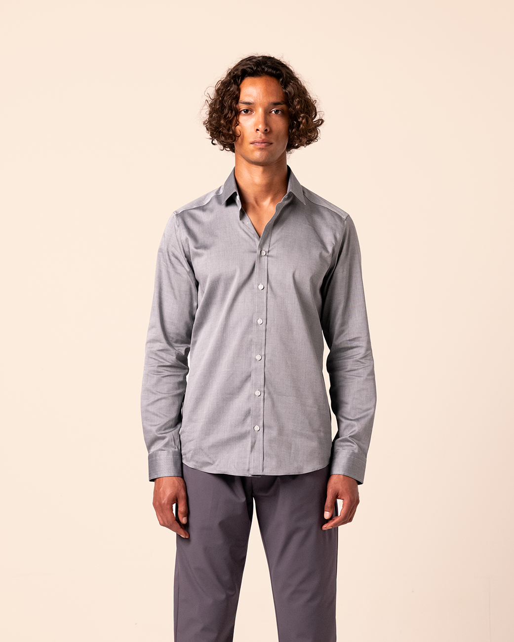 Premium Tailored Shirt Grey