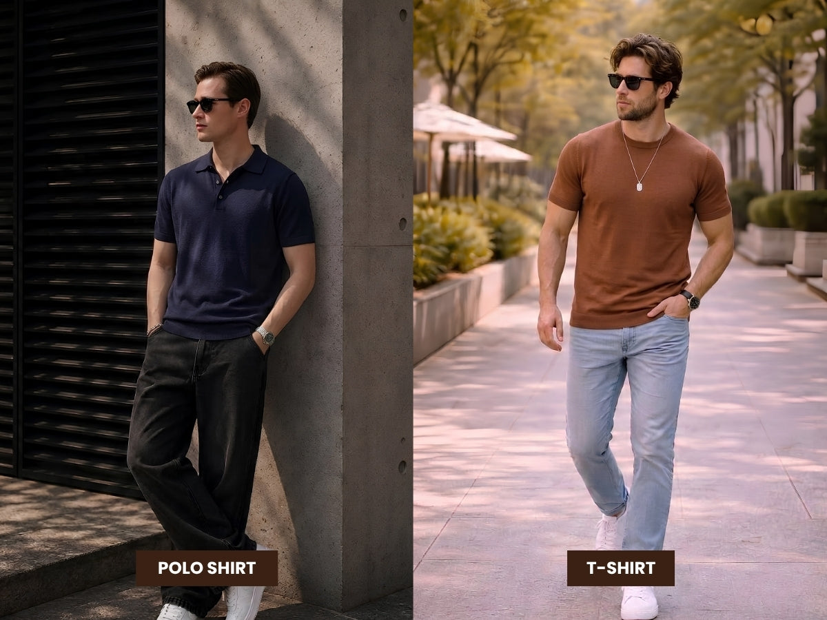 Polo Shirt vs T-Shirt: When to Wear Each