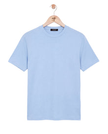 Mercerized Short Sleeve Baby Blue