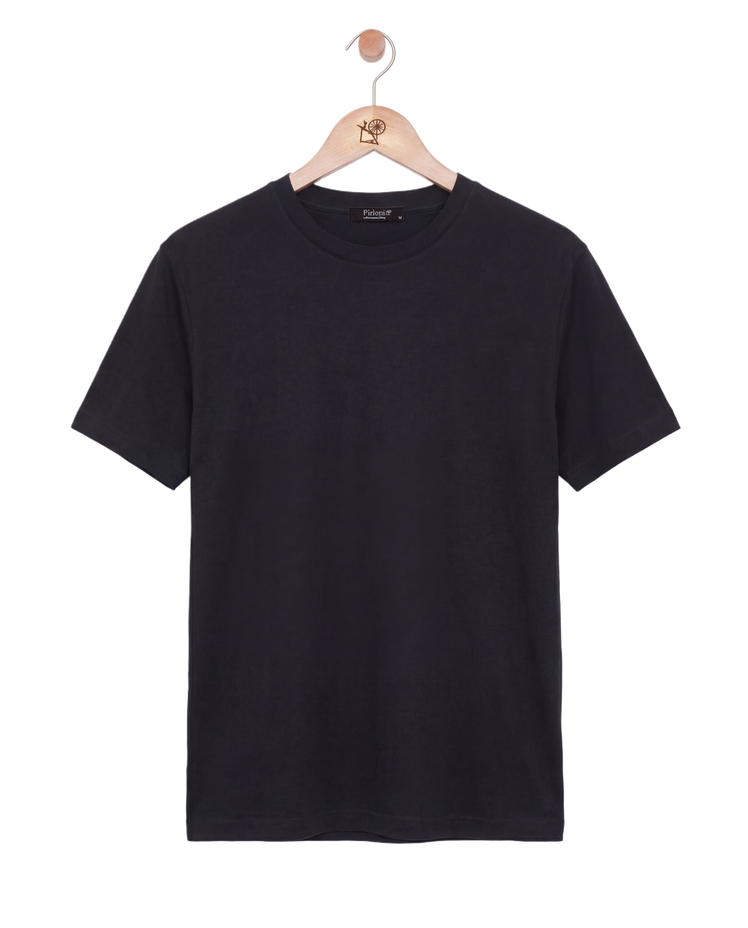 Mercerized Short Sleeve Black
