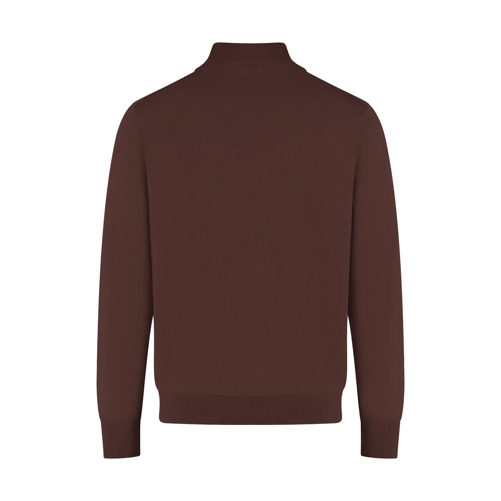 Brown sweater on a white background