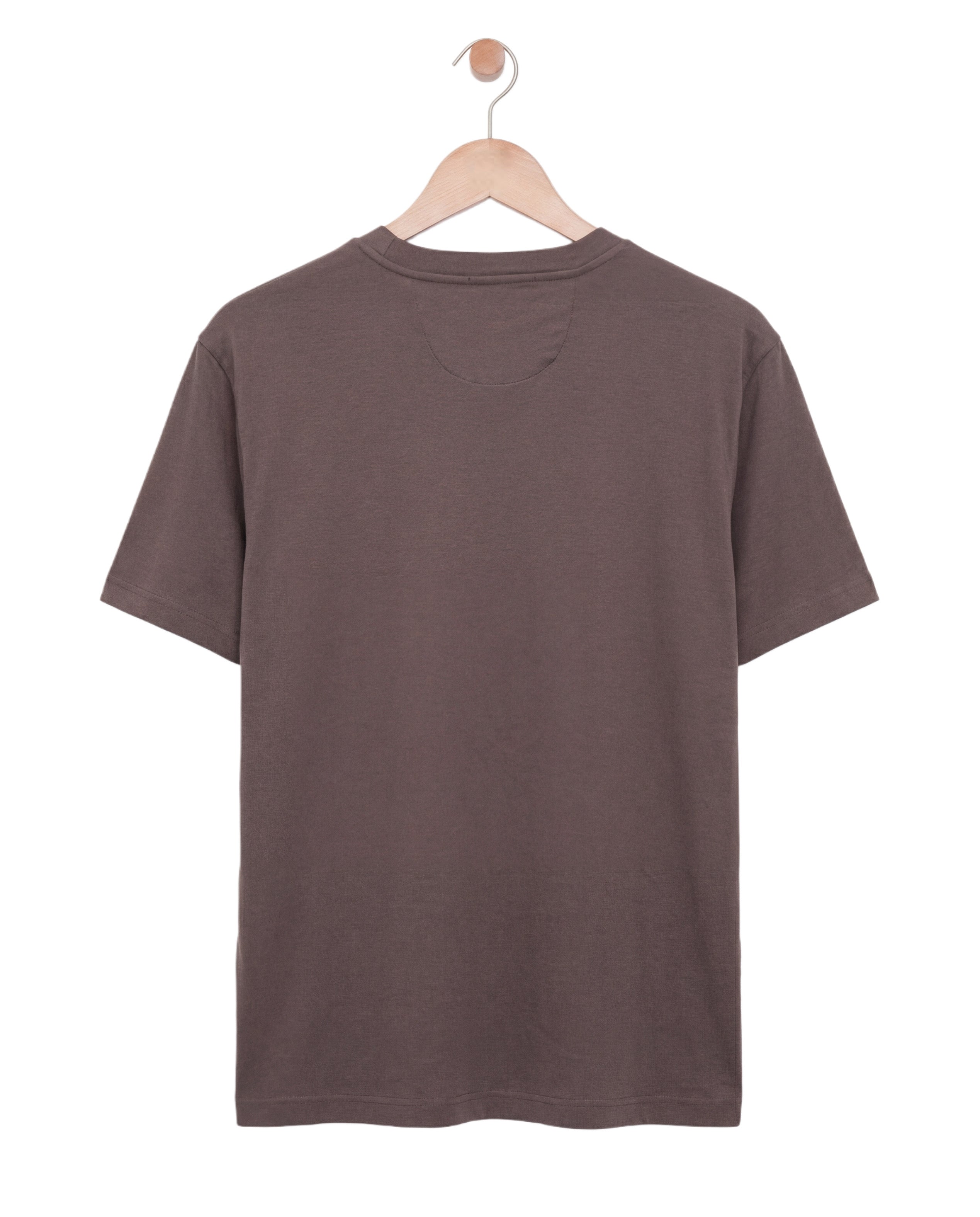 Mercerized Short Sleeve Brown