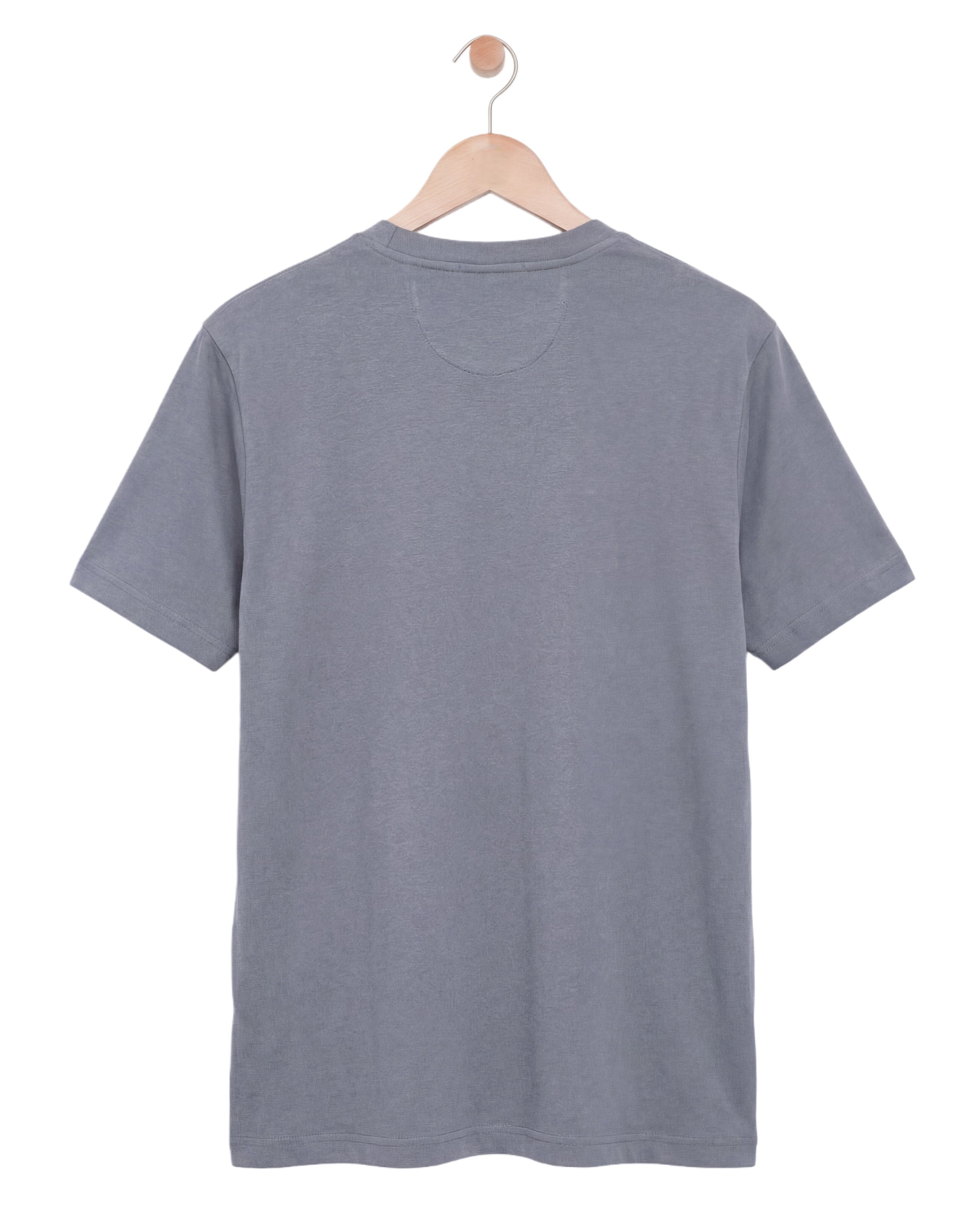 Mercerized Short Sleeve Grey