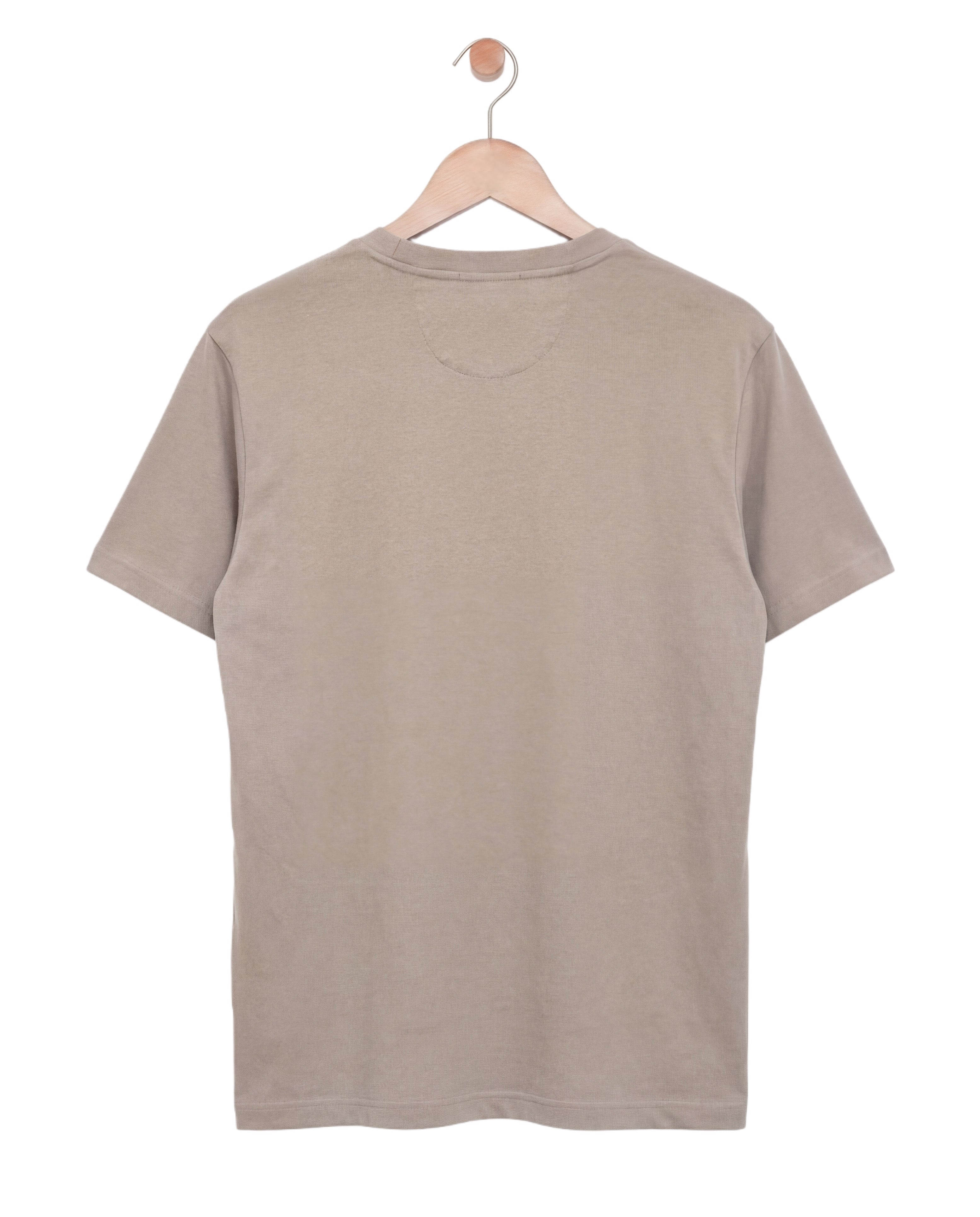 Mercerized Short Sleeve Beige