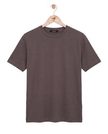 Mercerized Short Sleeve Brown
