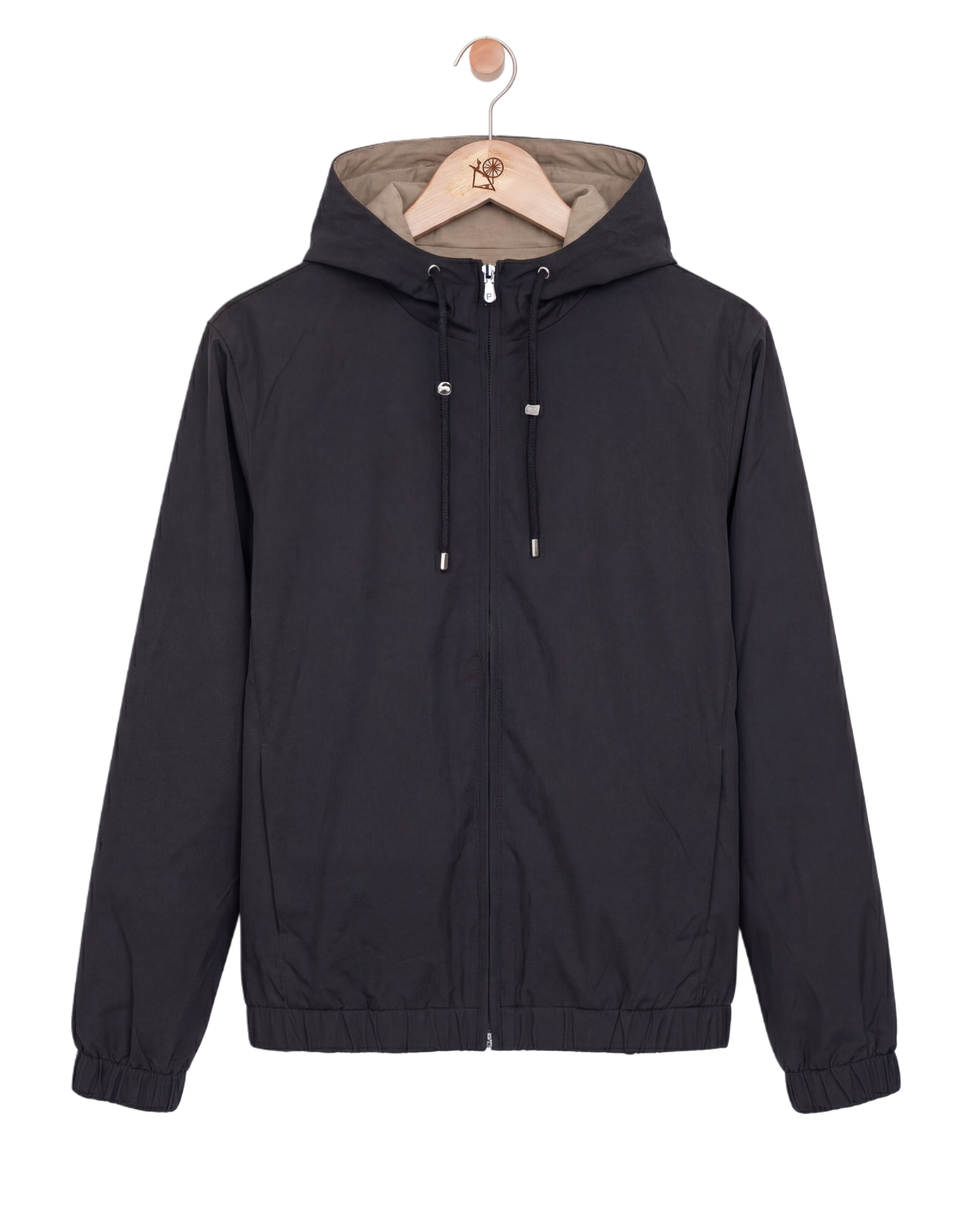 The Reversible Tech Suit Black Beige