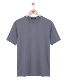 Mercerized Short Sleeve Grey