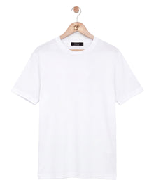 Mercerized Short Sleeve White
