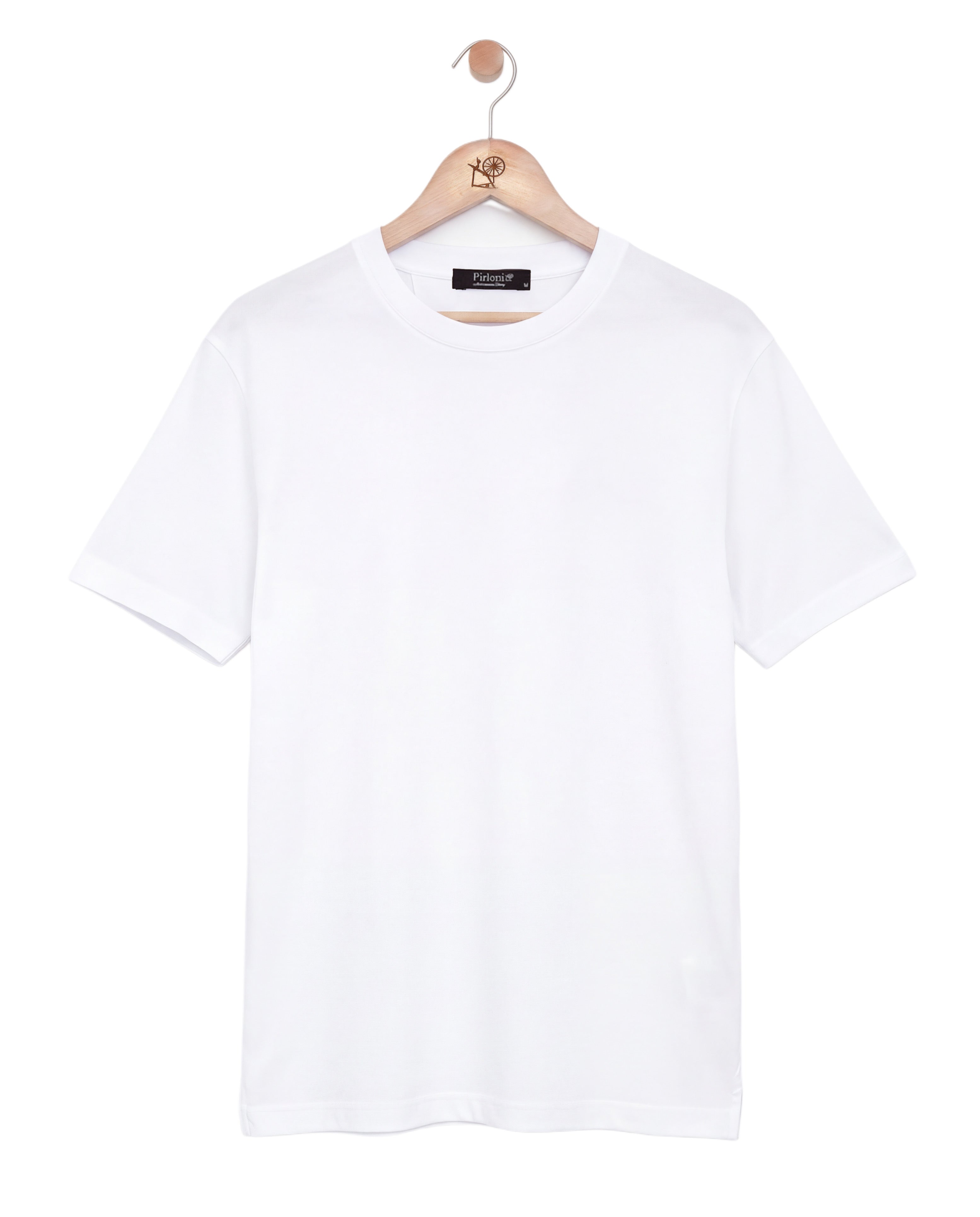 Mercerized Short Sleeve White
