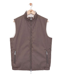Brown Reversible Body Warmer