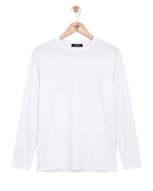 Mercerized Longsleeve White