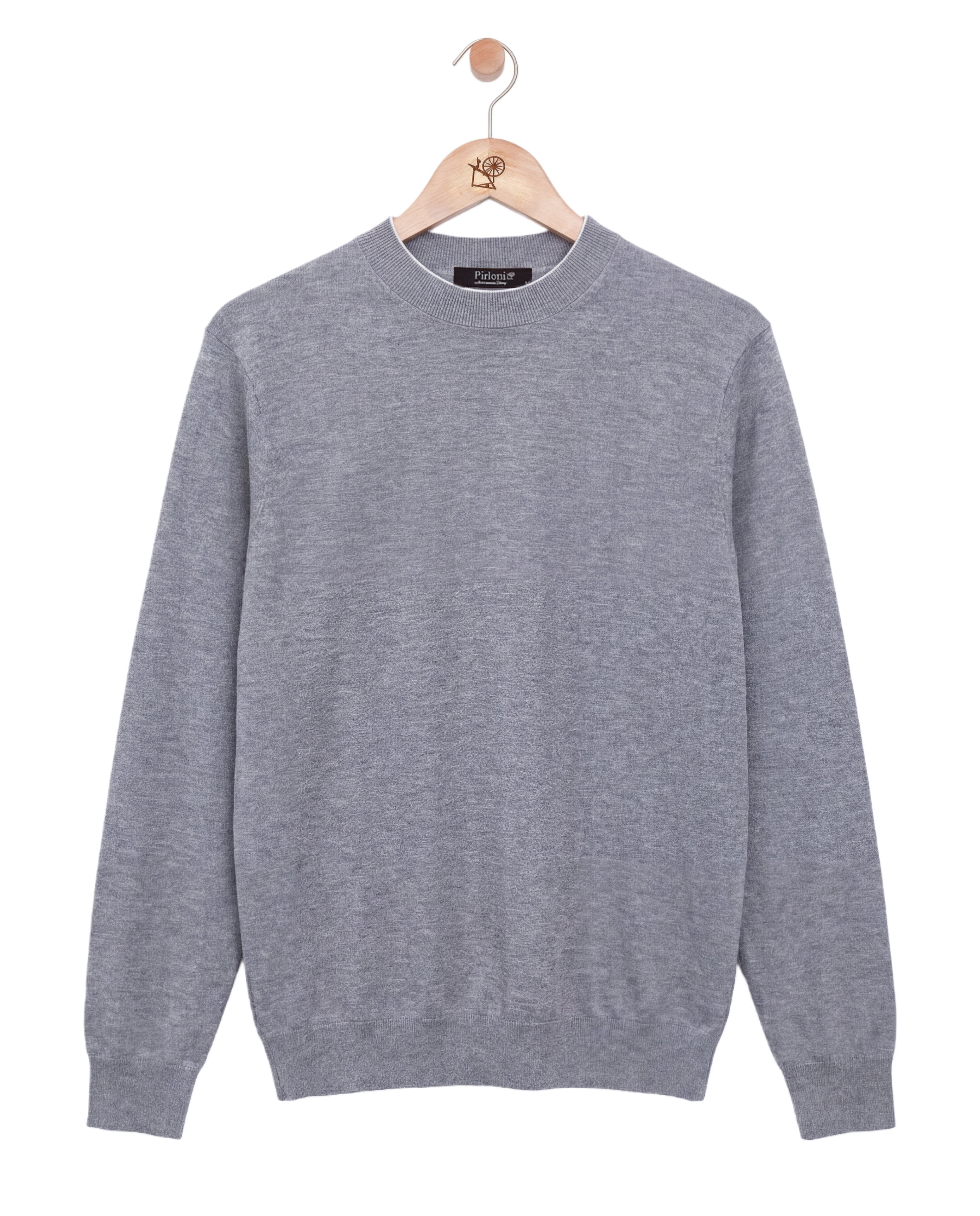 The Fine Cashmere Crewneck Grey