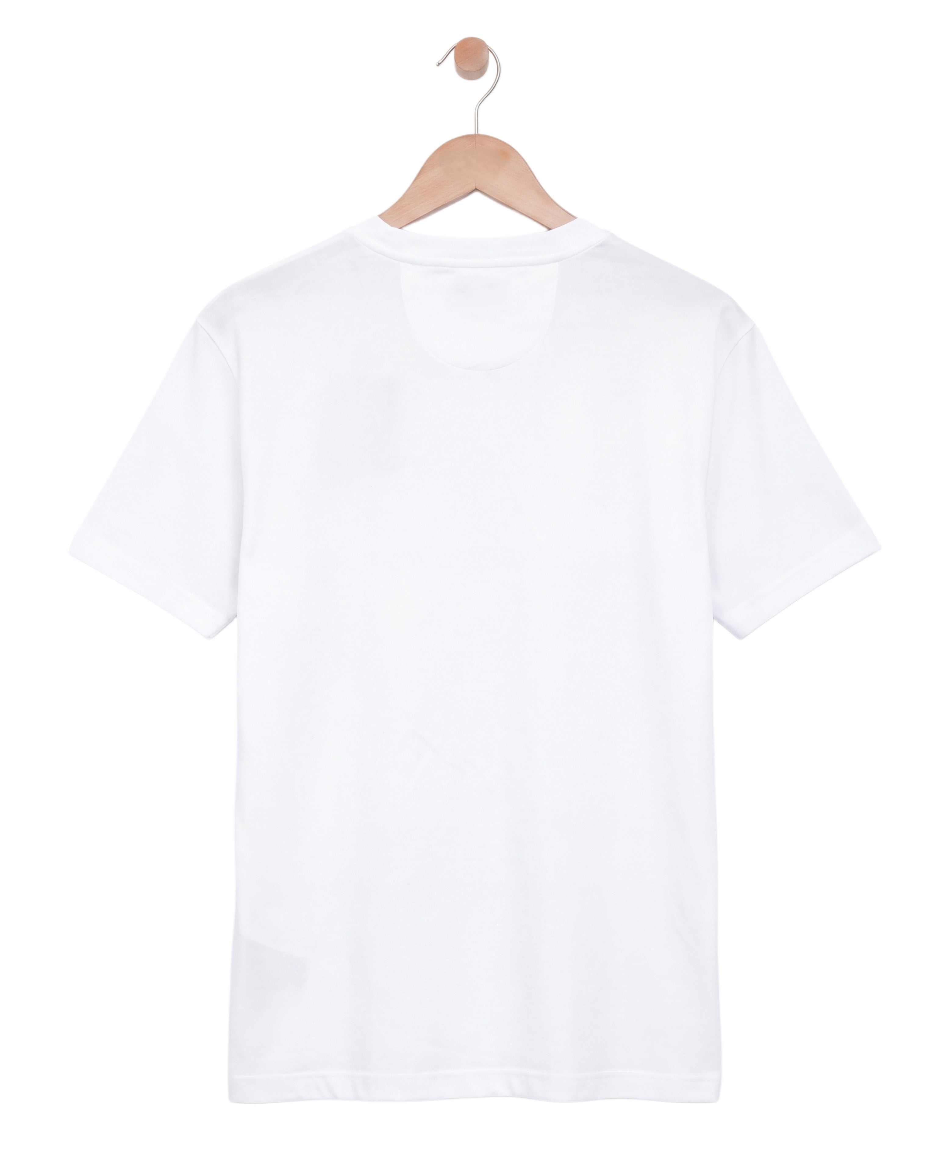 Mercerized Short Sleeve White