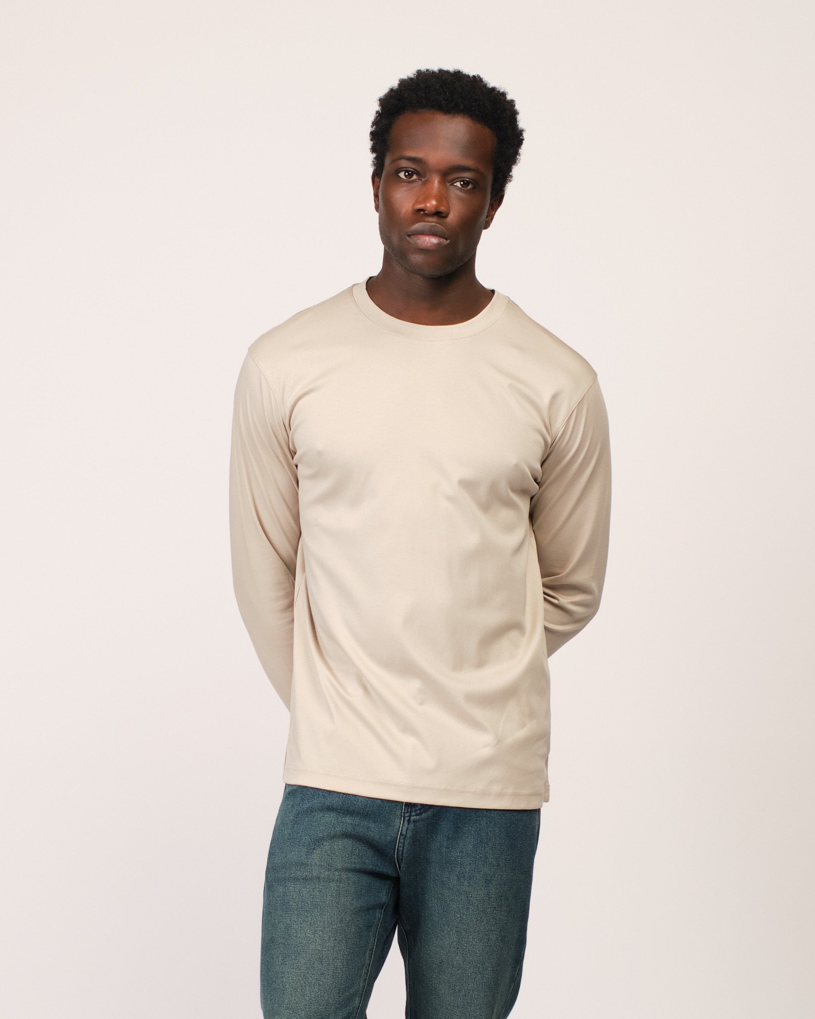 Mercerized Longsleeve Cream