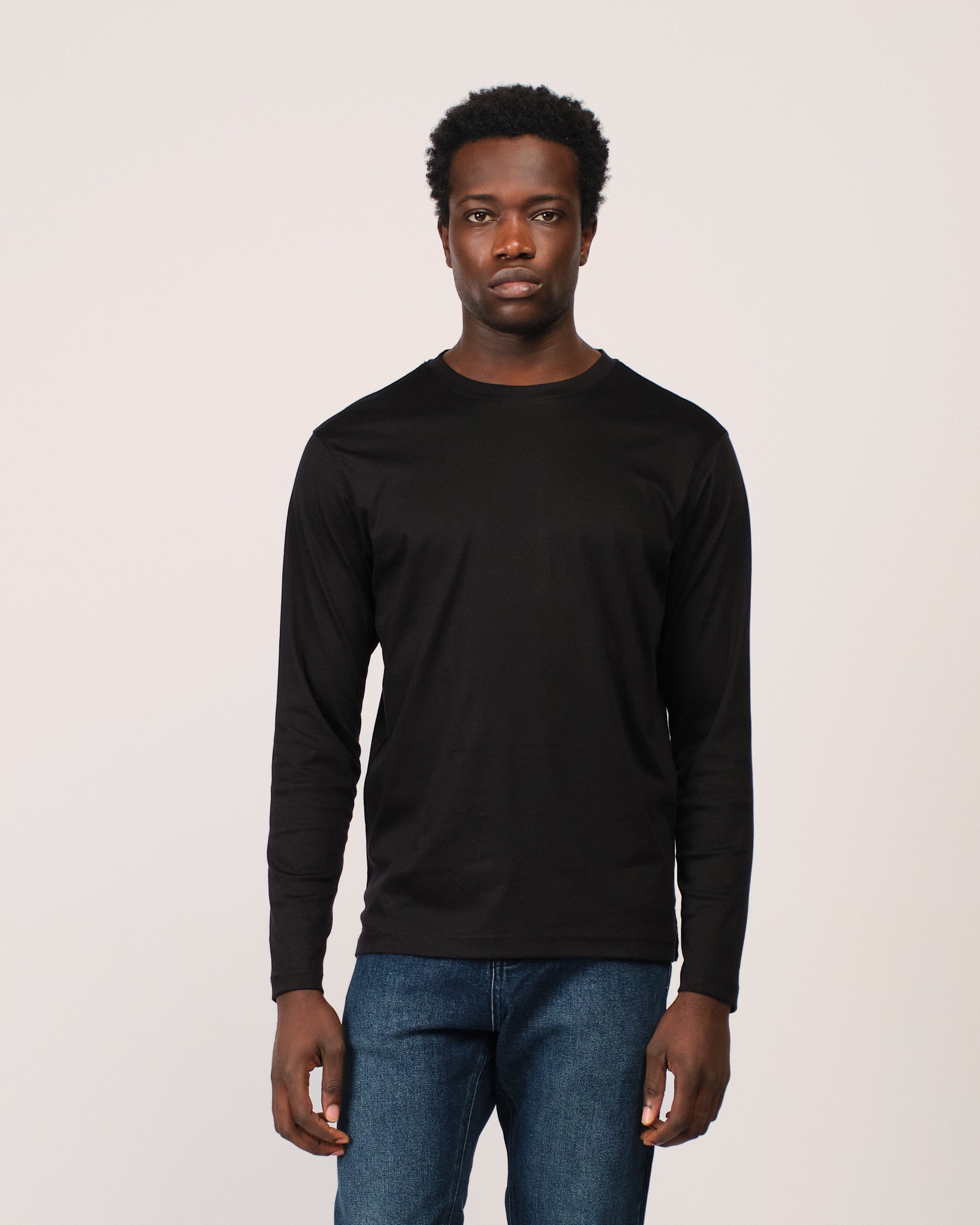 Mercerized Longsleeve Black
