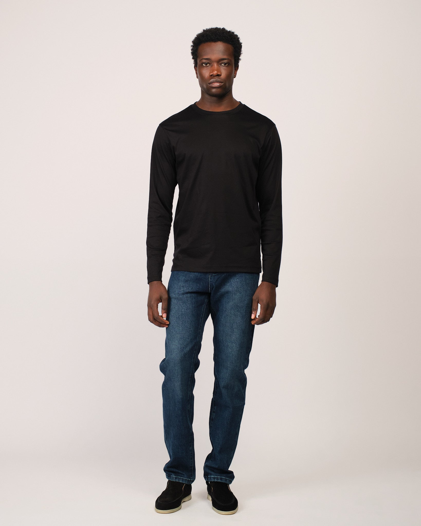 Mercerized Longsleeve Black