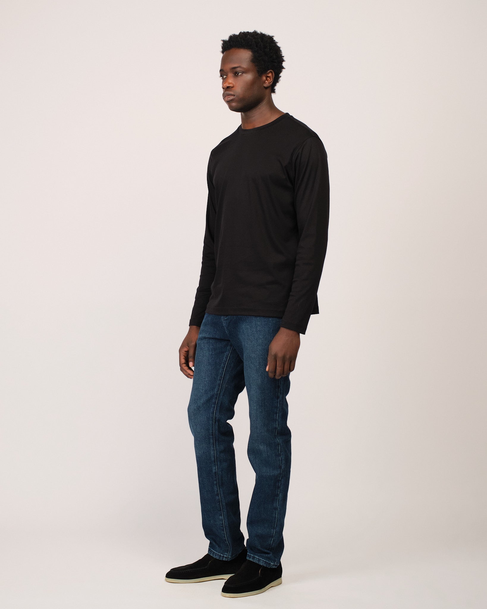 Mercerized Longsleeve Black