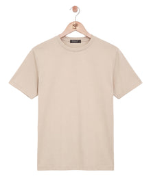 Mercerized Short Sleeve Cream